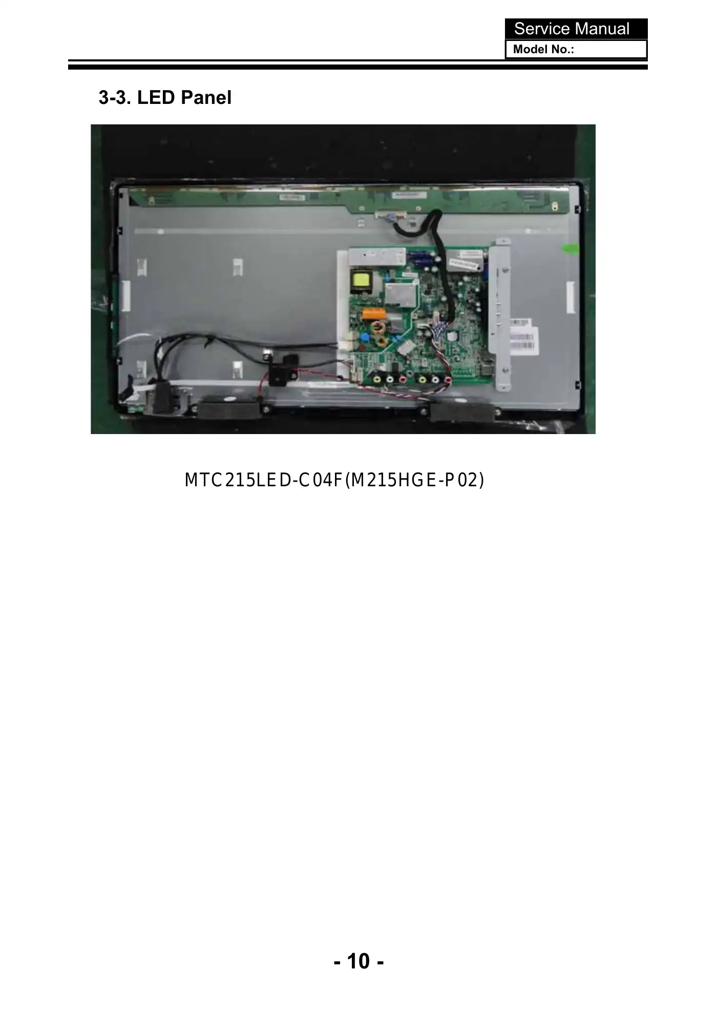 Haier LE22C700F Service Manual Manual pdf 11 page image