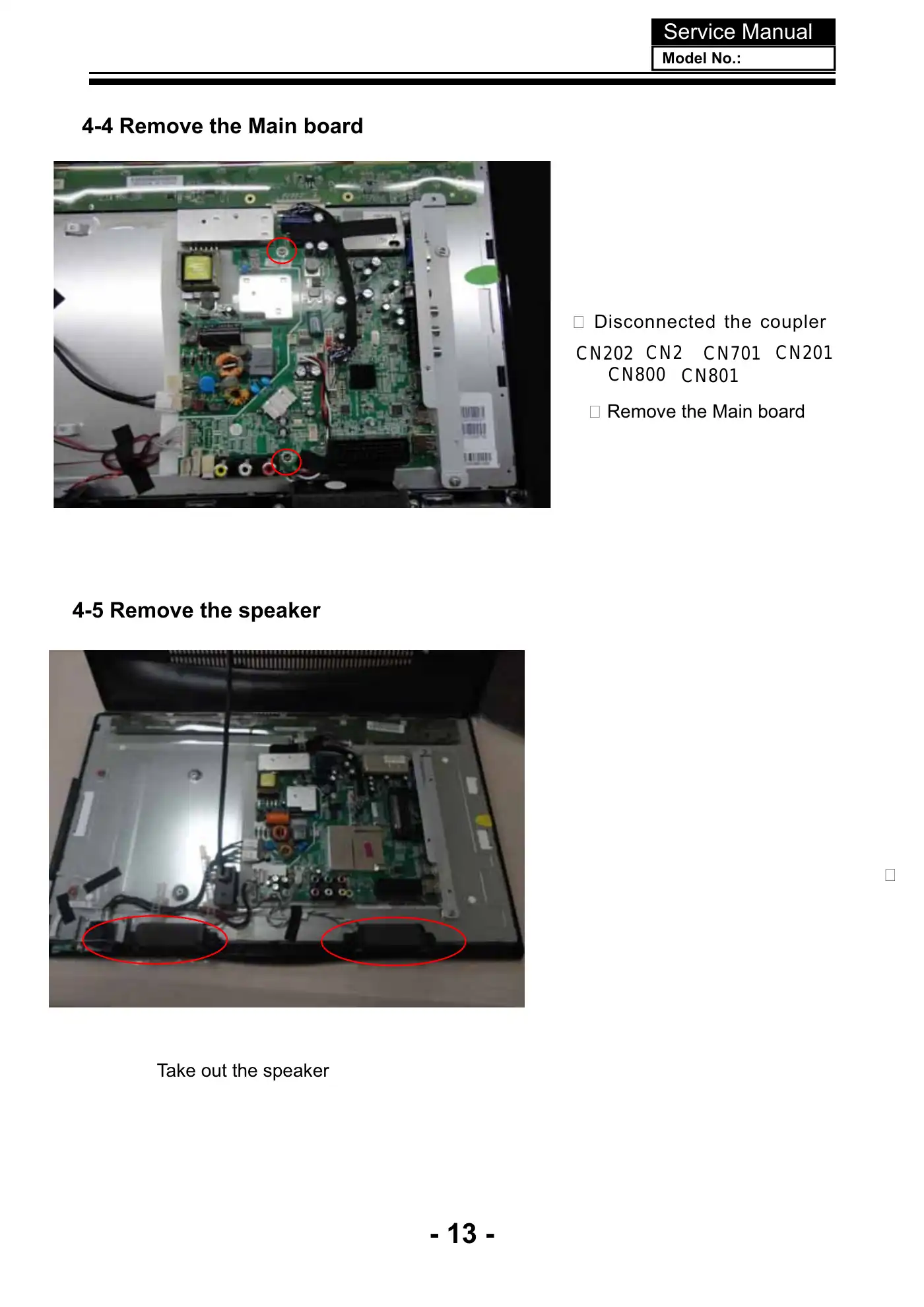 Haier LE22C700F Service Manual Manual pdf 14 page image