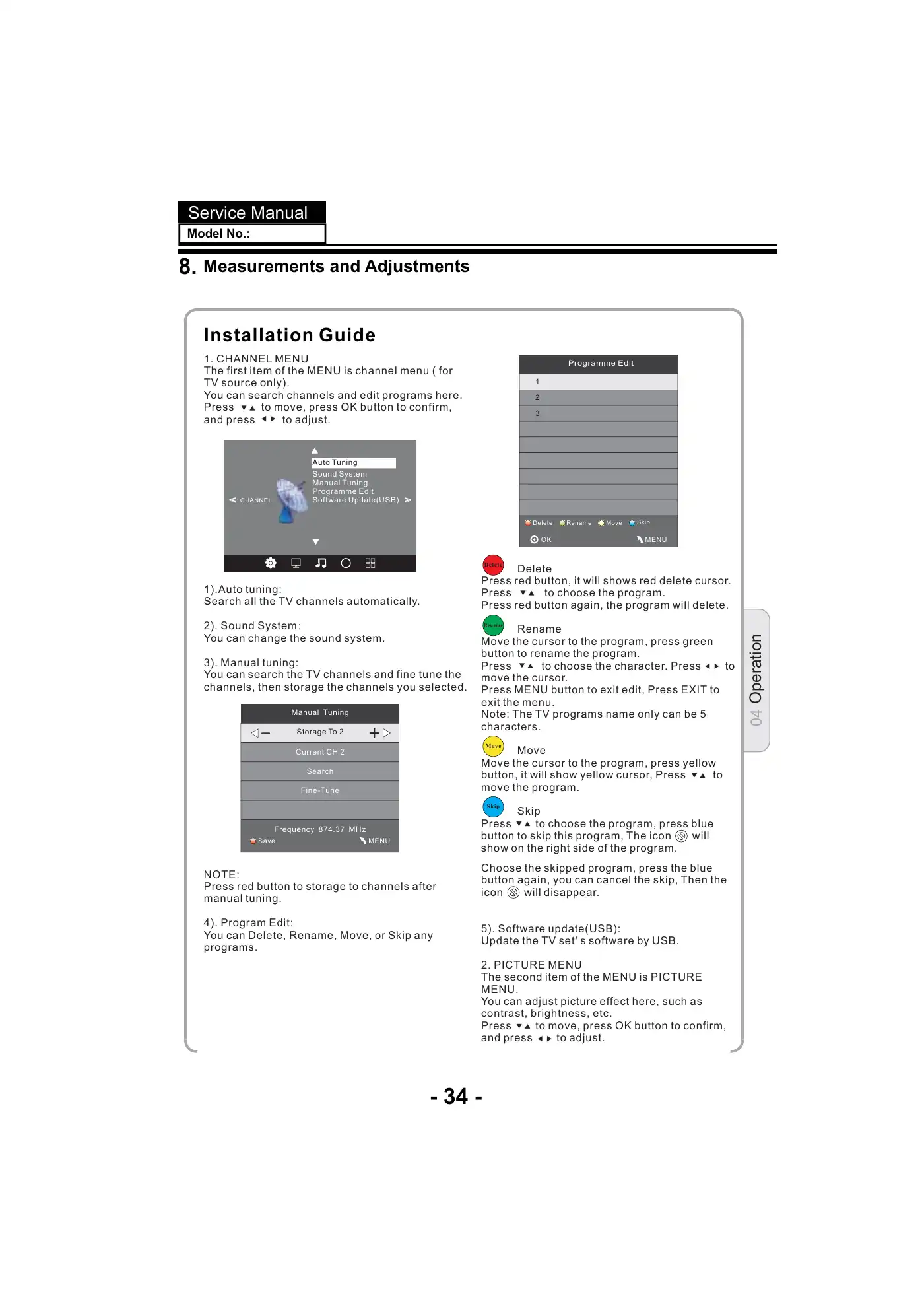 Haier LE22C700F Service Manual Manual pdf 35 page image