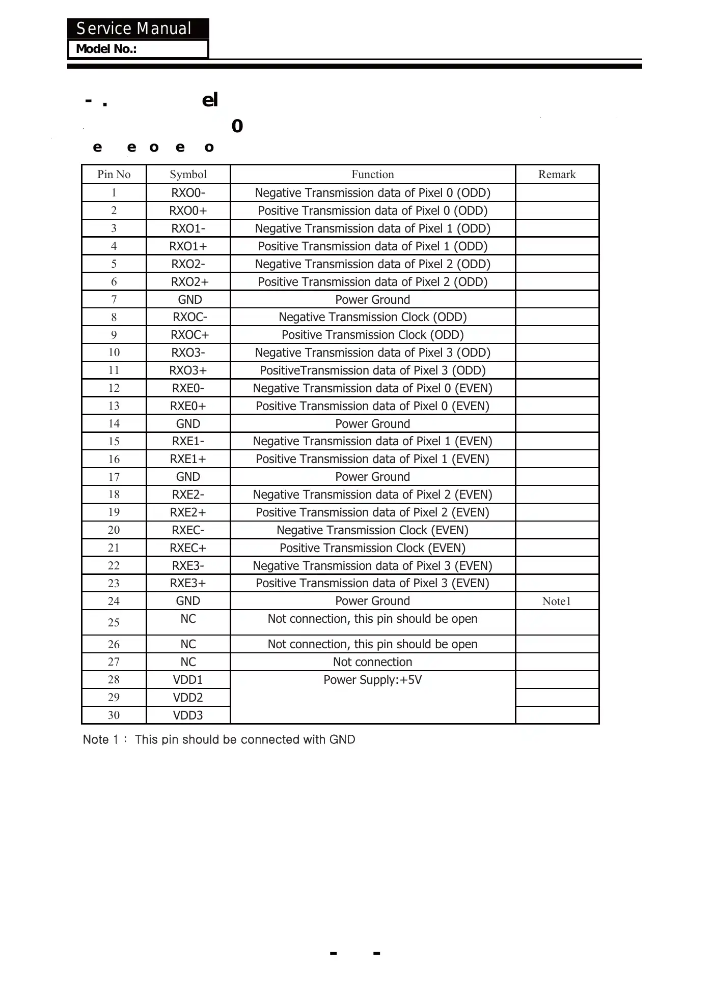 Haier LE22D10 Service Manual Manual pdf 13 page image