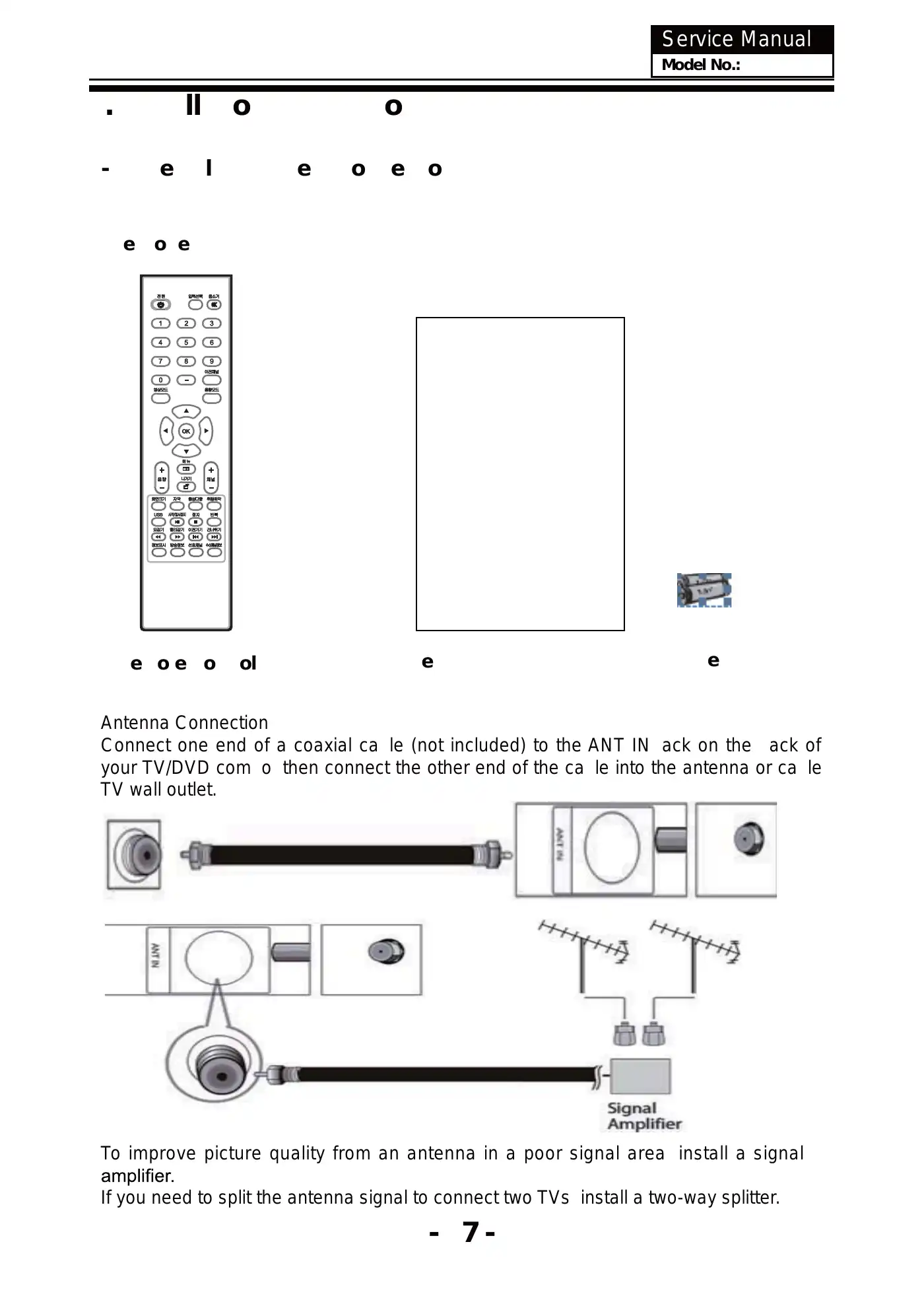 Haier LE22D10 Service Manual Manual pdf 18 page image