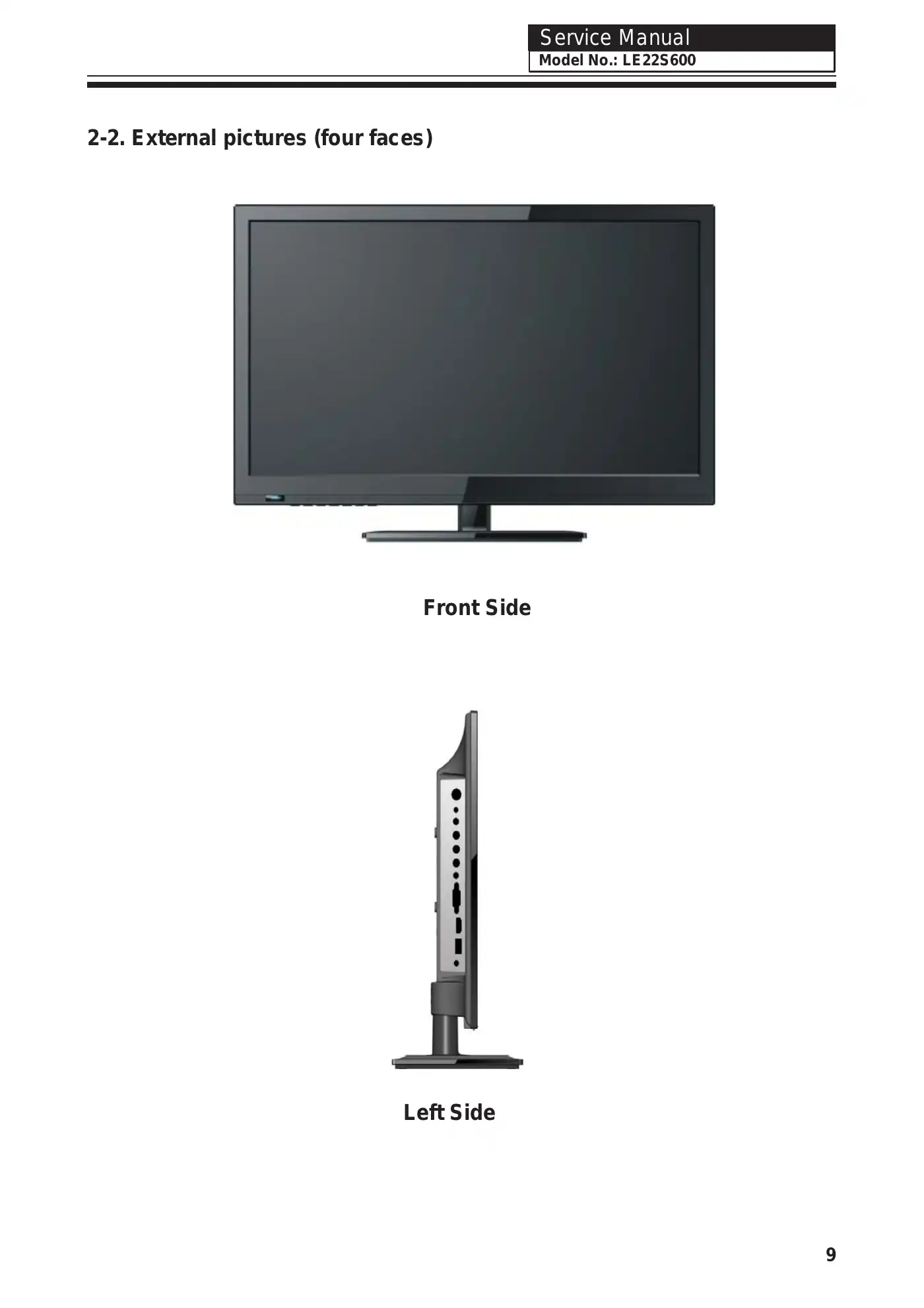 Haier LE22S600 Service Manual Manual pdf 10 page image