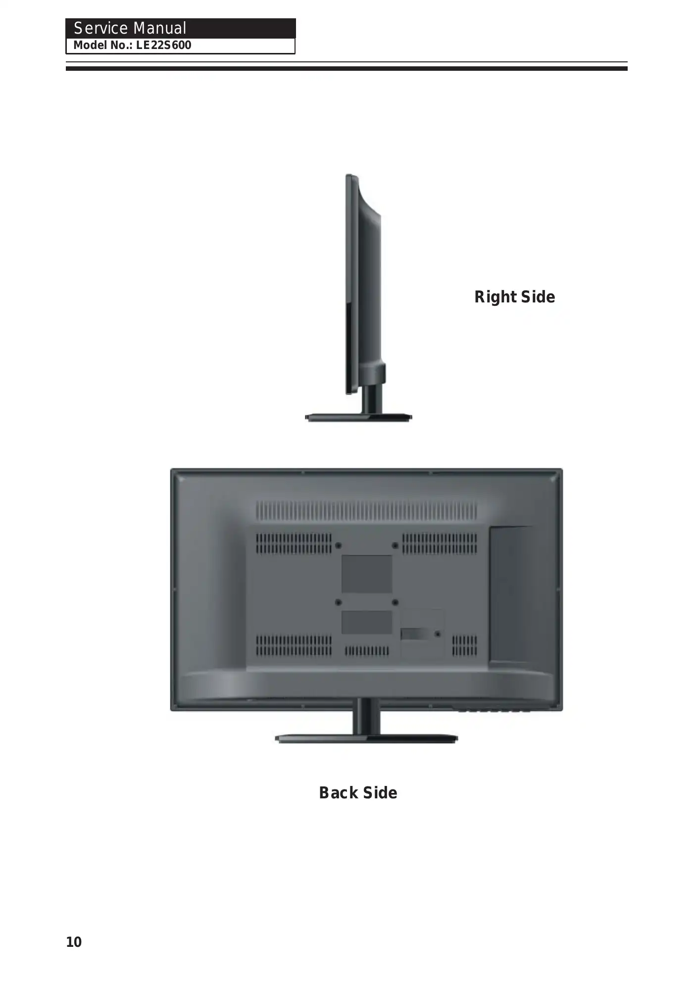 Haier LE22S600 Service Manual Manual pdf 11 page image