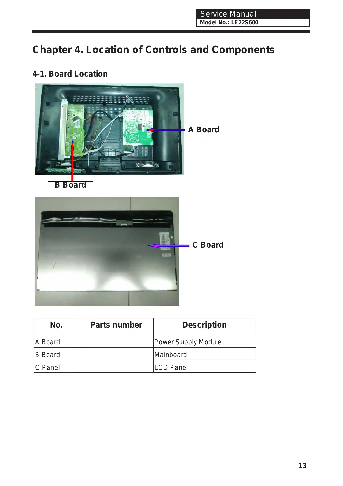 Haier LE22S600 Service Manual Manual pdf 14 page image