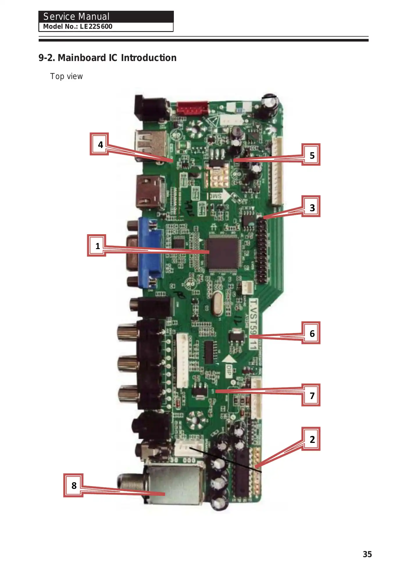 Haier LE22S600 Service Manual Manual pdf 35 page image