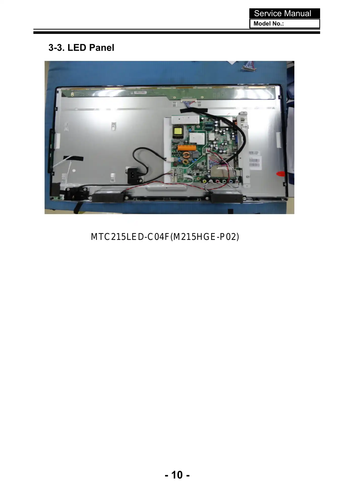 Haier LE22T1F Service Manual Manual pdf 11 page image