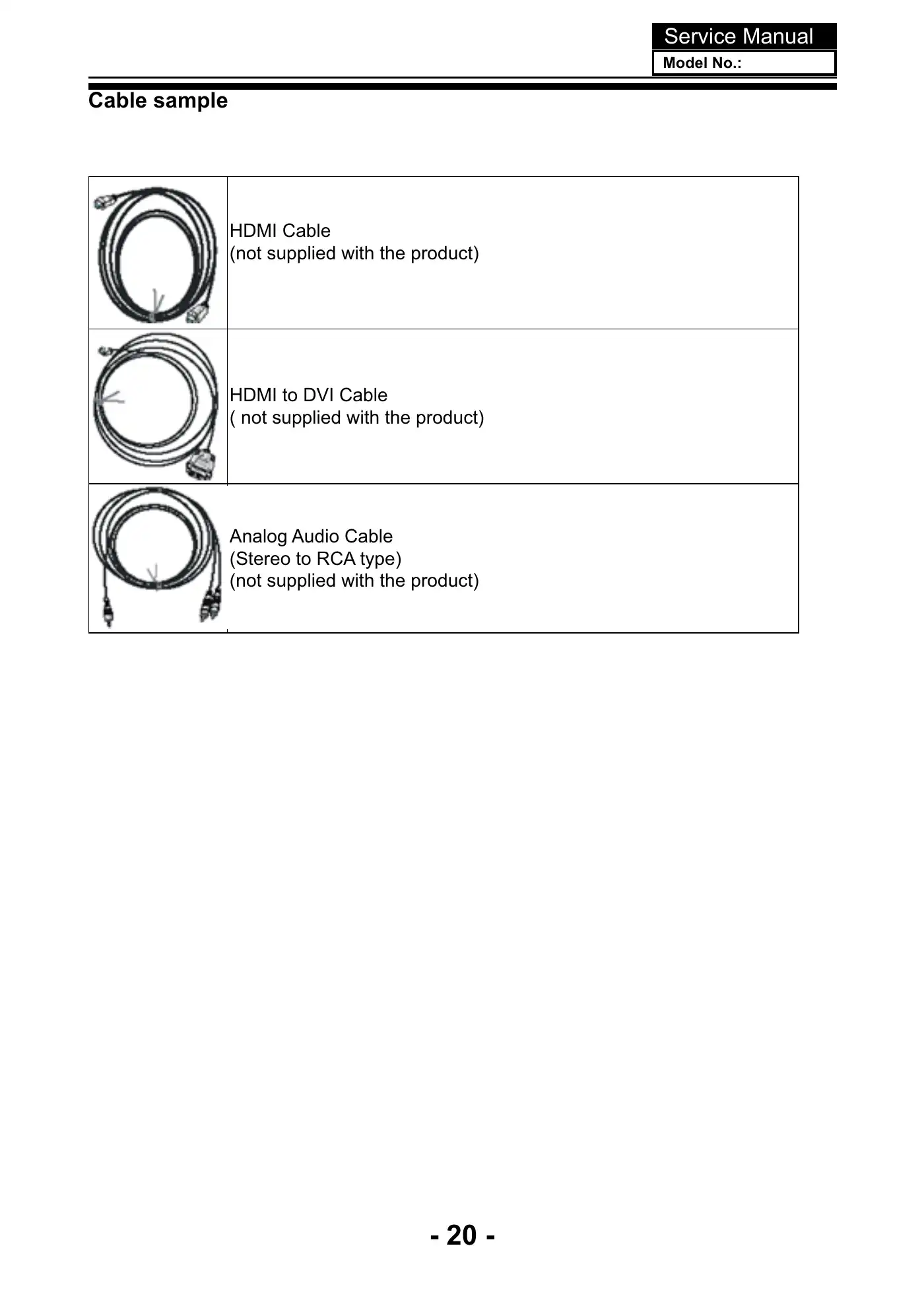 Haier LE22T1F Service Manual Manual pdf 21 page image
