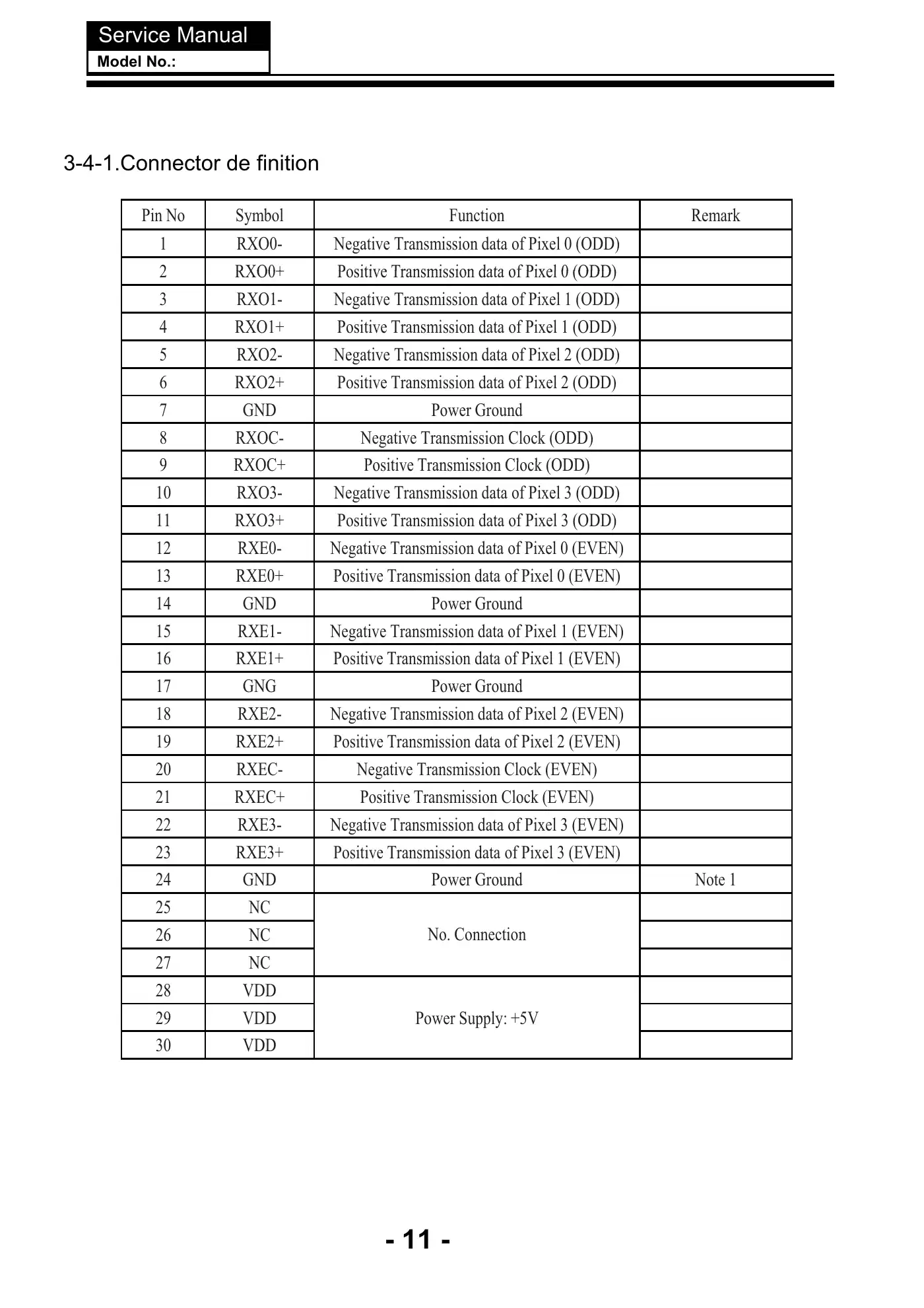 Haier LE24C2380a Service Manual Manual pdf 12 page image