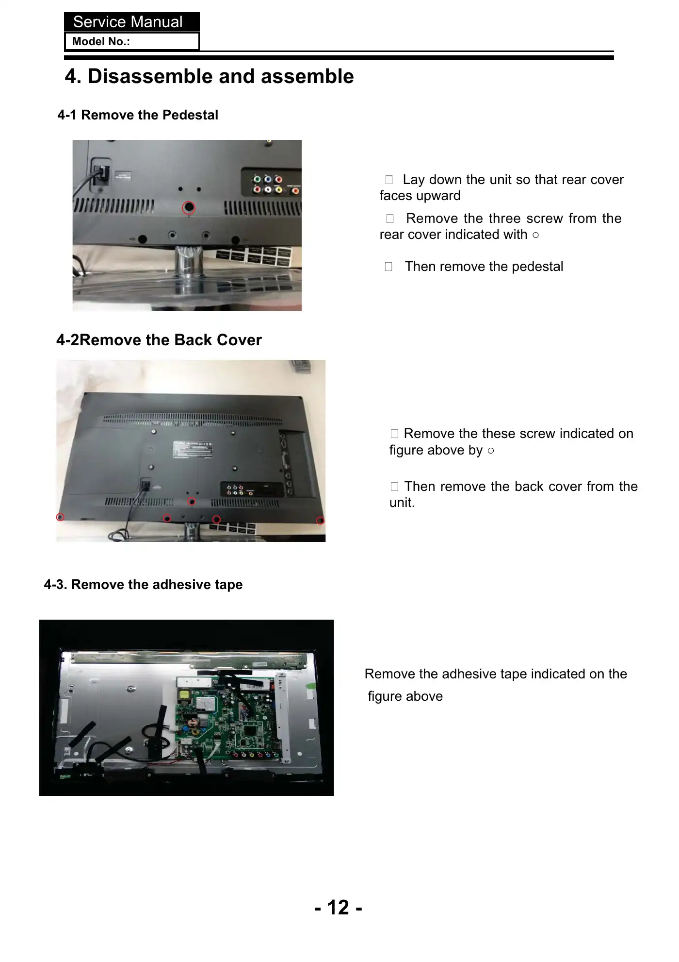 Haier LE24C2380a Service Manual Manual pdf 13 page image
