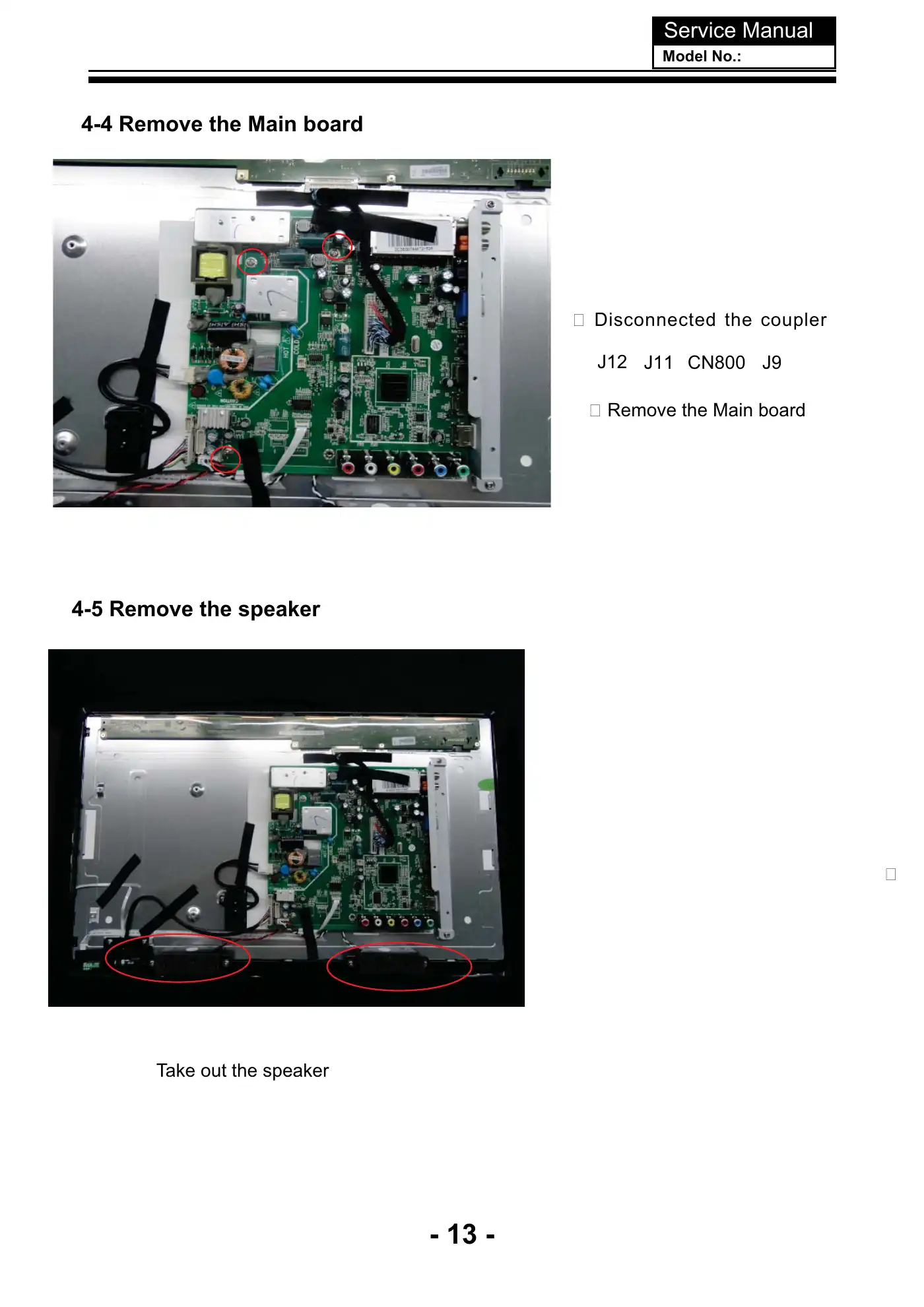 Haier LE24C2380a Service Manual Manual pdf 14 page image