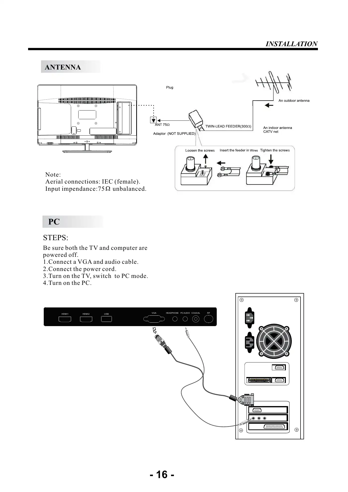 Haier LE24C2380a Service Manual Manual pdf 17 page image