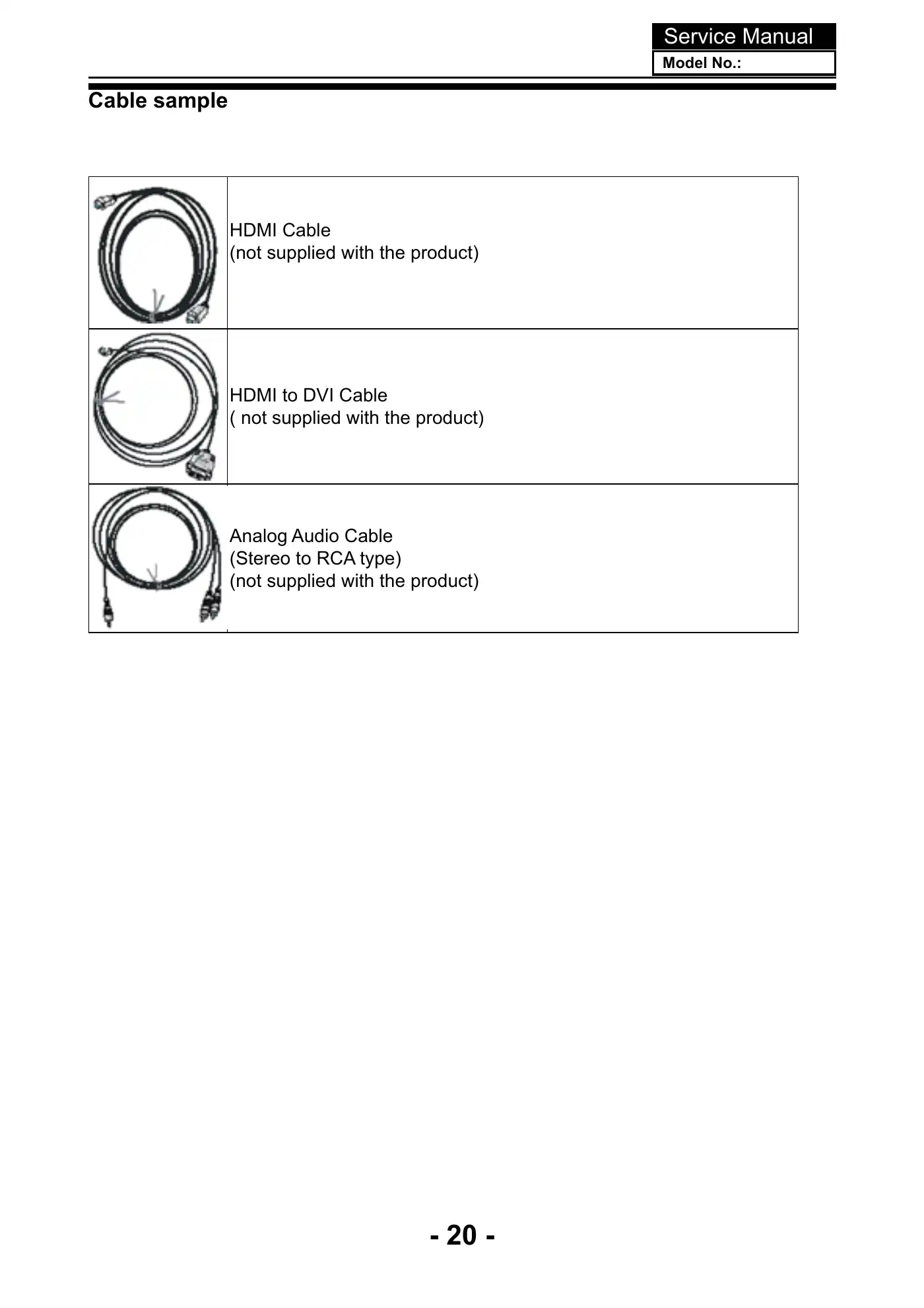 Haier LE24C2380a Service Manual Manual pdf 21 page image