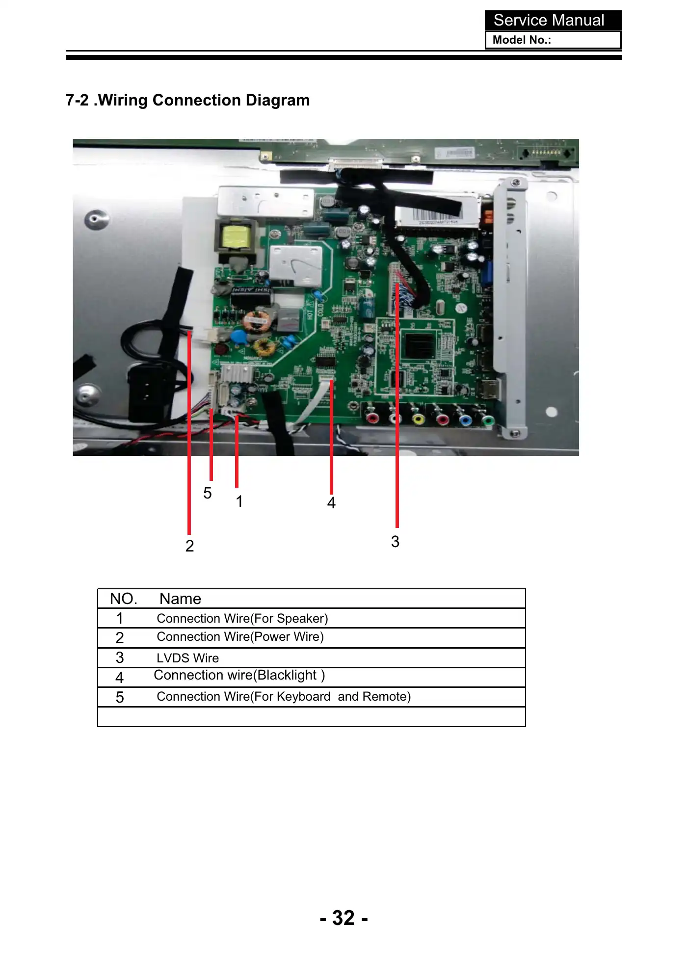 Haier LE24C2380a Service Manual Manual pdf 33 page image