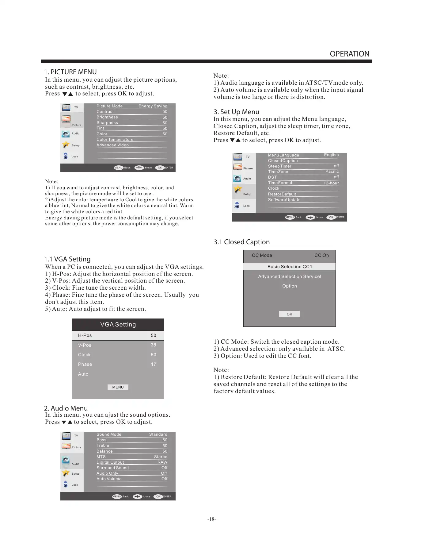 Haier LE24M600M80 User Manual Manual pdf 18 page image
