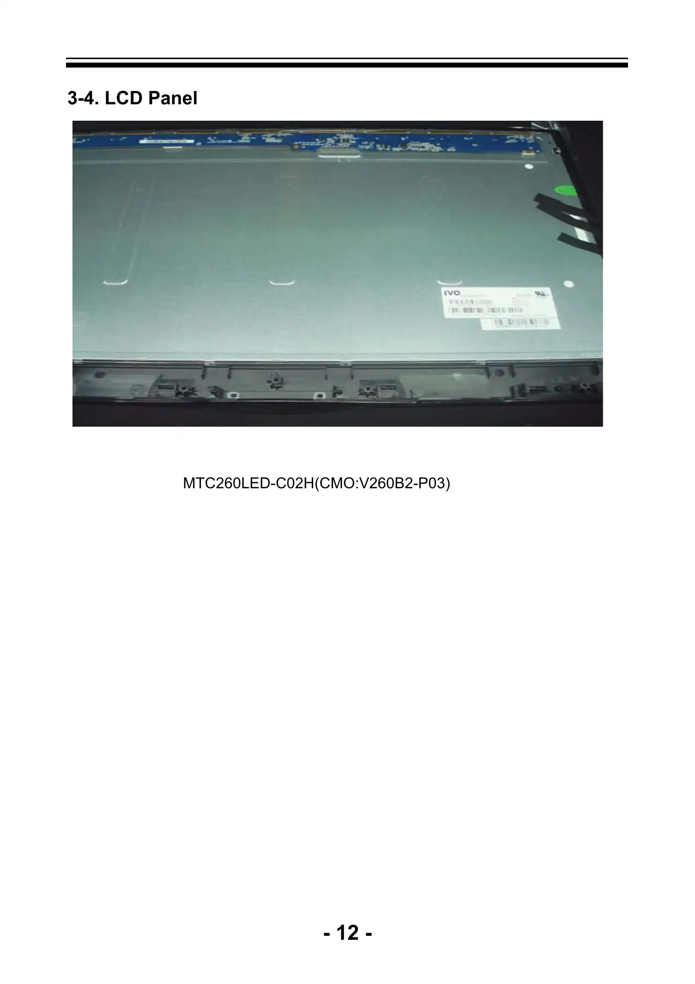 Haier LE26B13200b Service Manual Manual pdf 13 page image