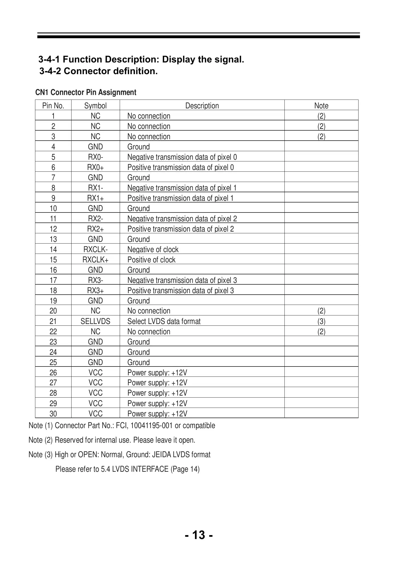 Haier LE26B13200b Service Manual Manual pdf 14 page image
