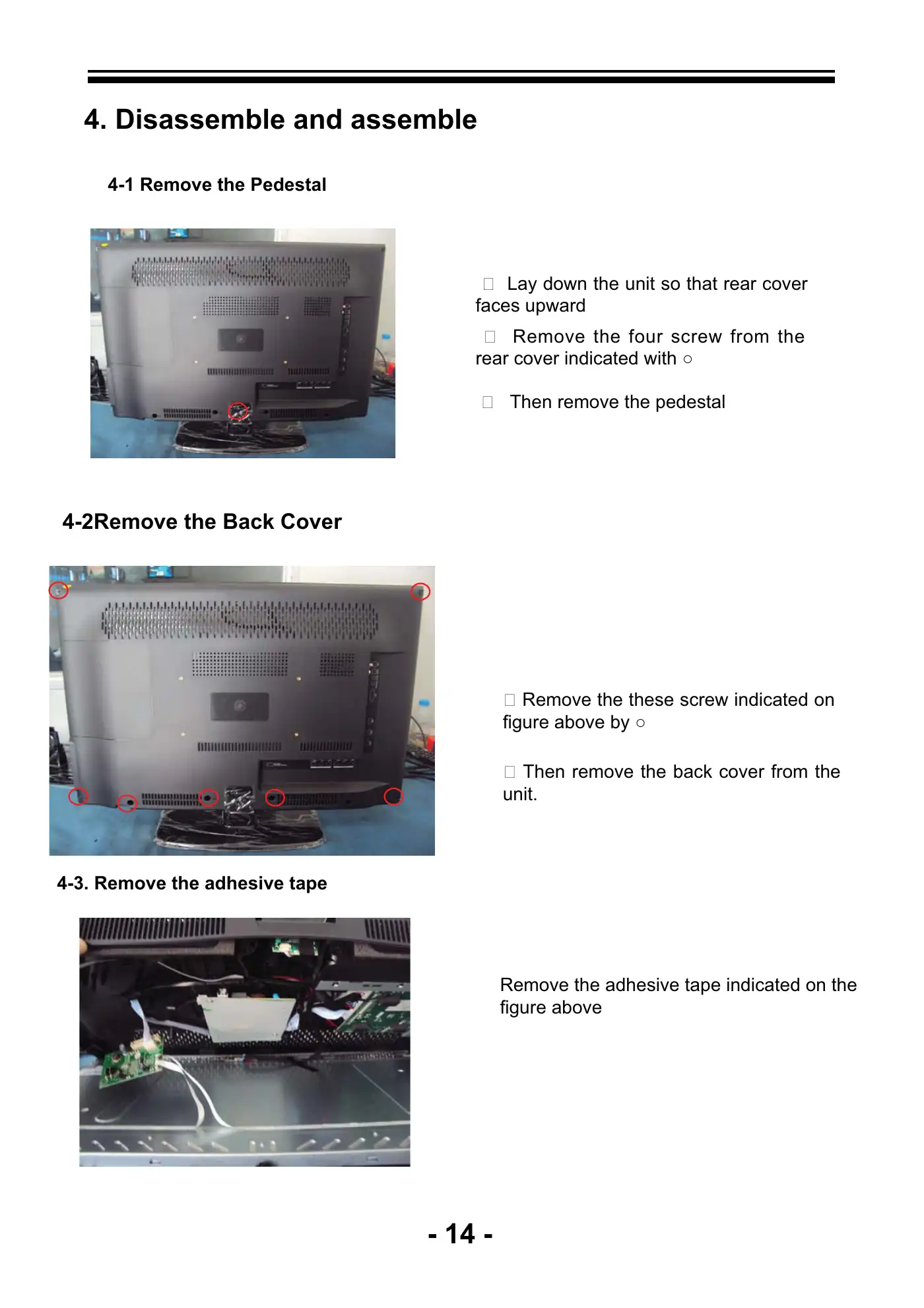 Haier LE26B13200b Service Manual Manual pdf 15 page image