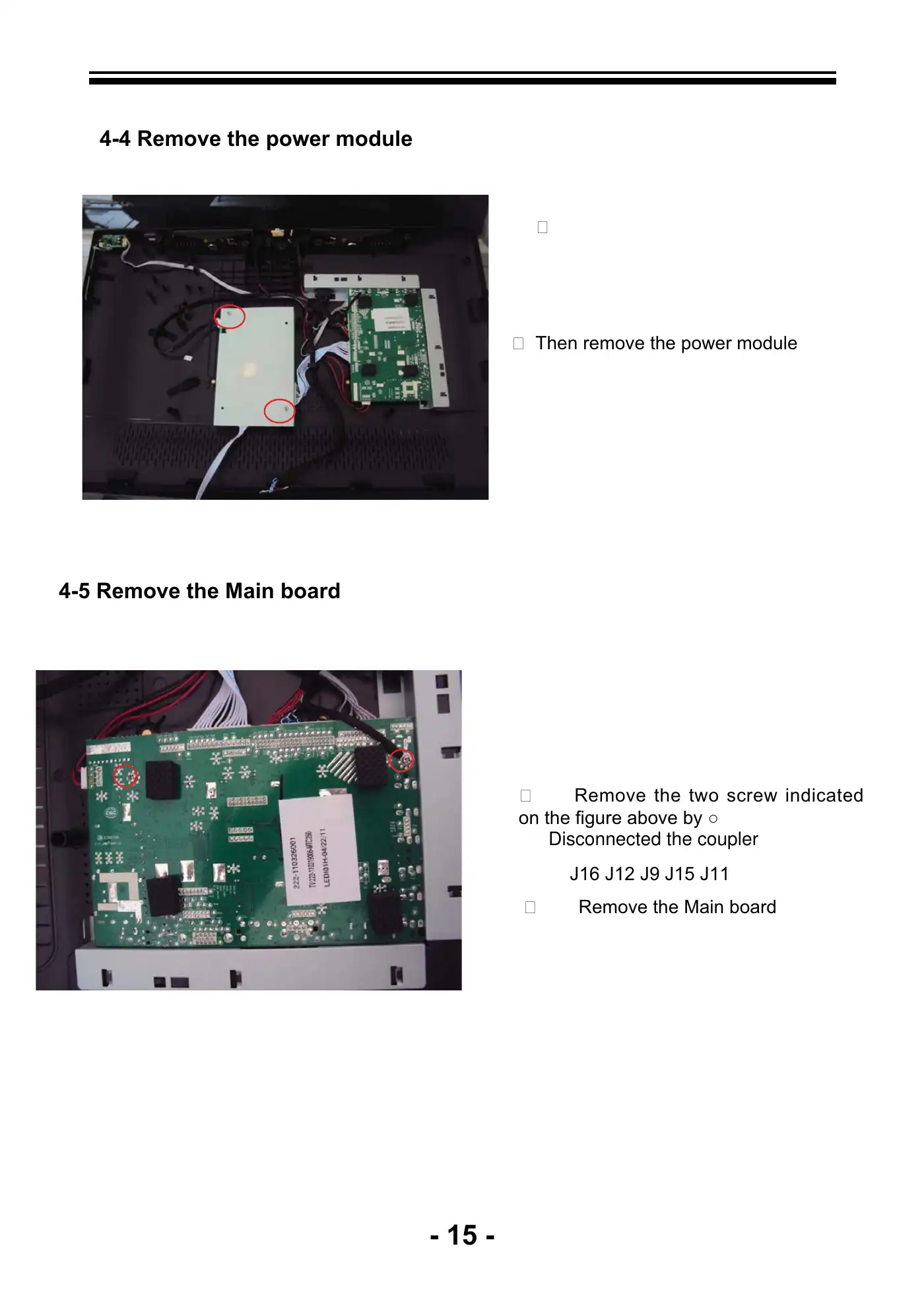 Haier LE26B13200b Service Manual Manual pdf 16 page image