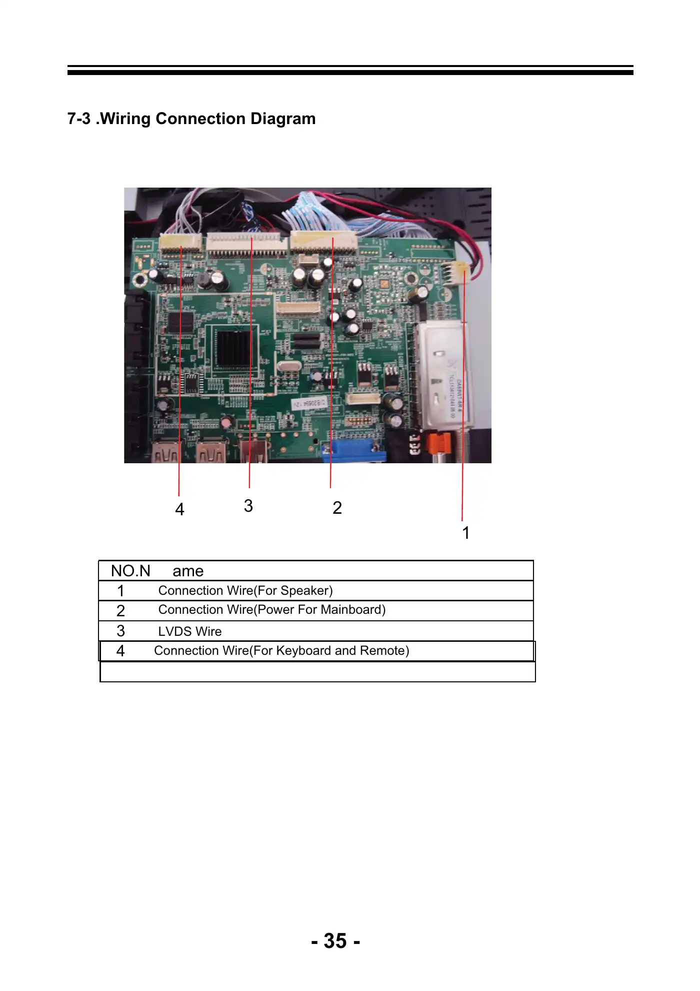 Haier LE26B13200b Service Manual Manual pdf 36 page image