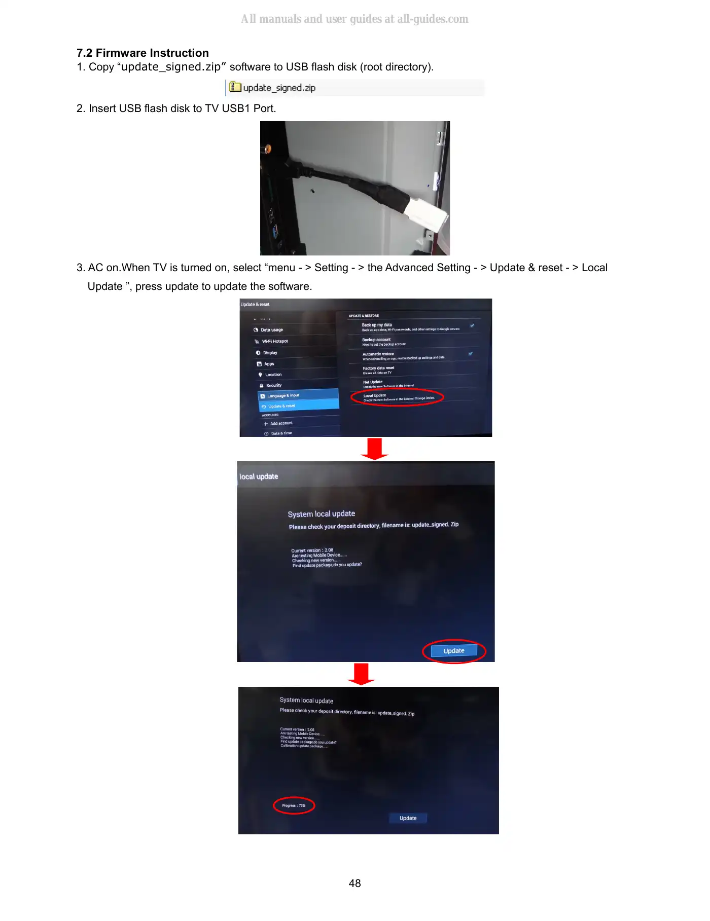 Haier LE32B7600 Service Manual Manual pdf 48 page image