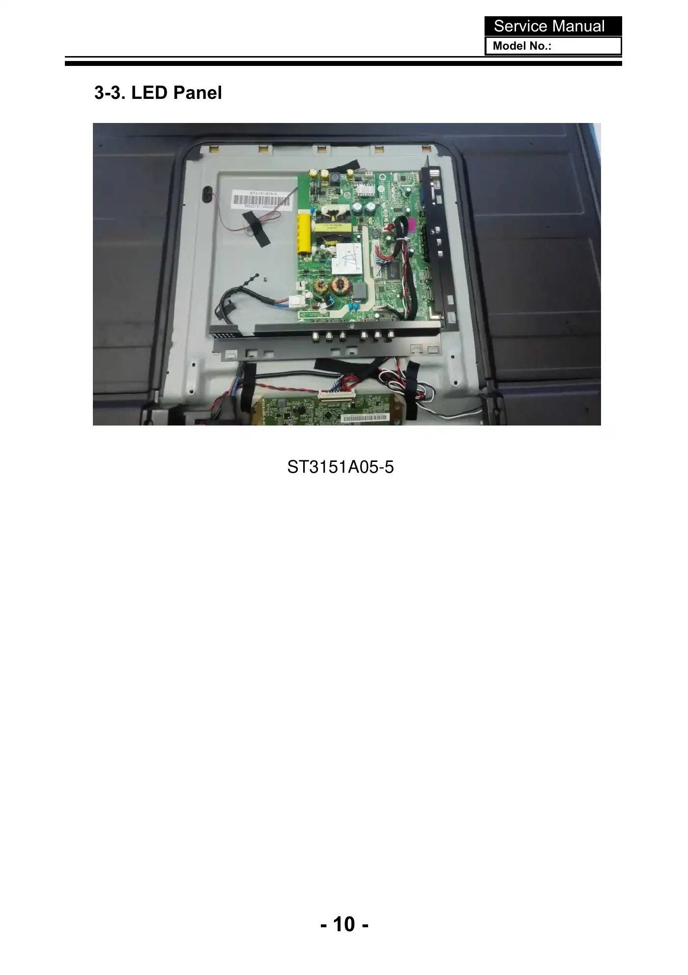 Haier LE32B8000 Service Manual Manual pdf 11 page image