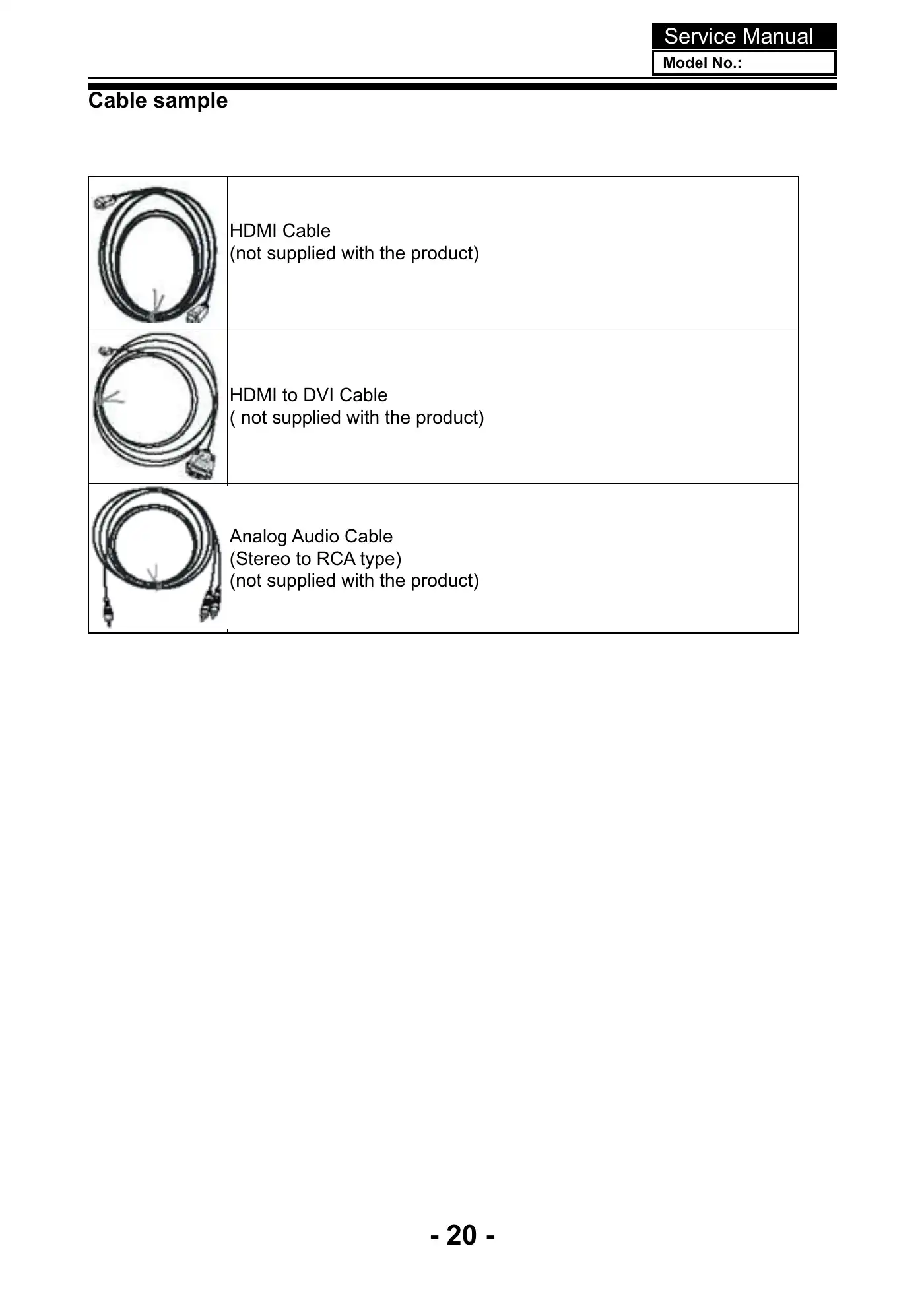 Haier LE32B8000 Service Manual Manual pdf 21 page image