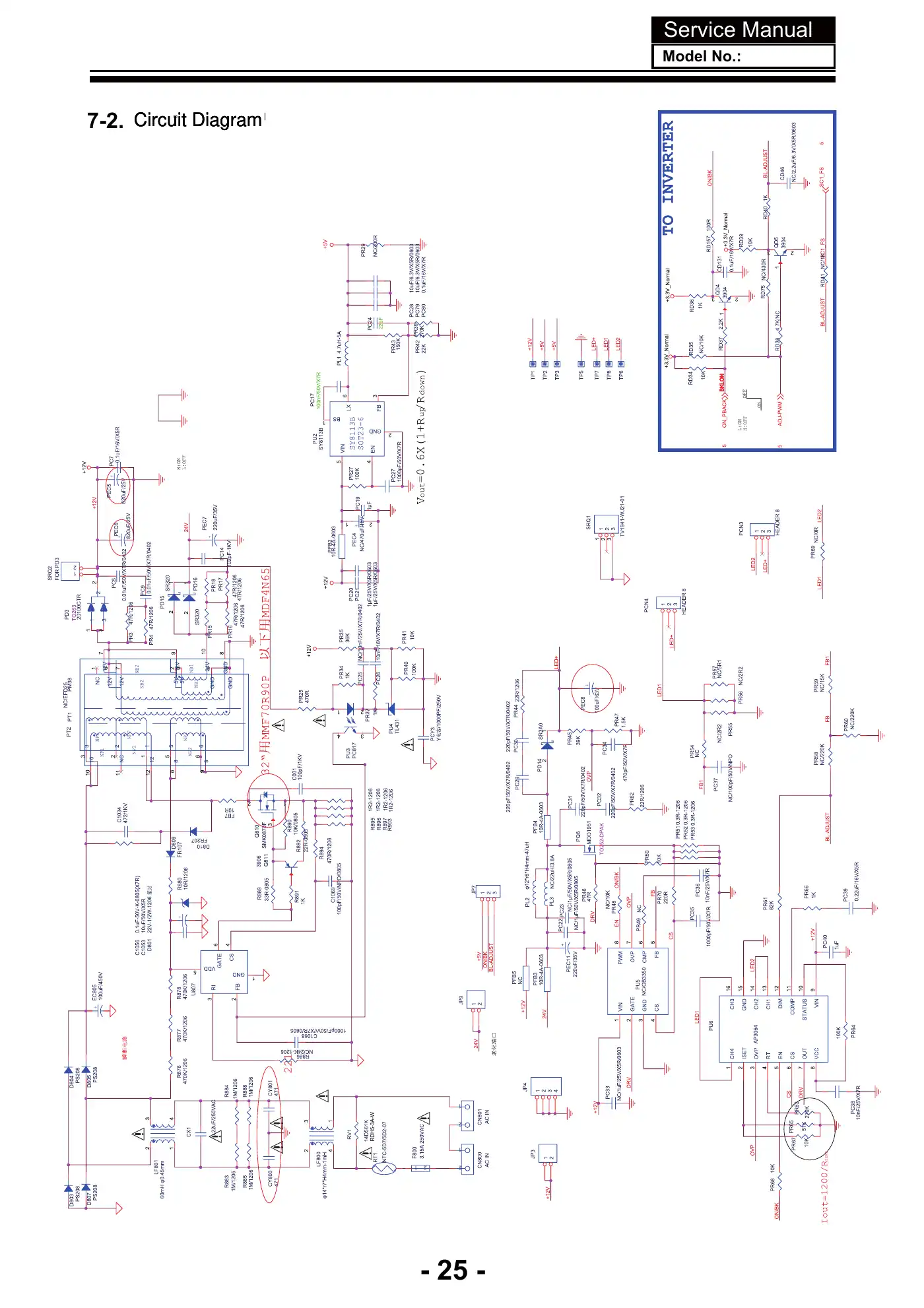 Haier LE32B8000 Service Manual Manual pdf 26 page image