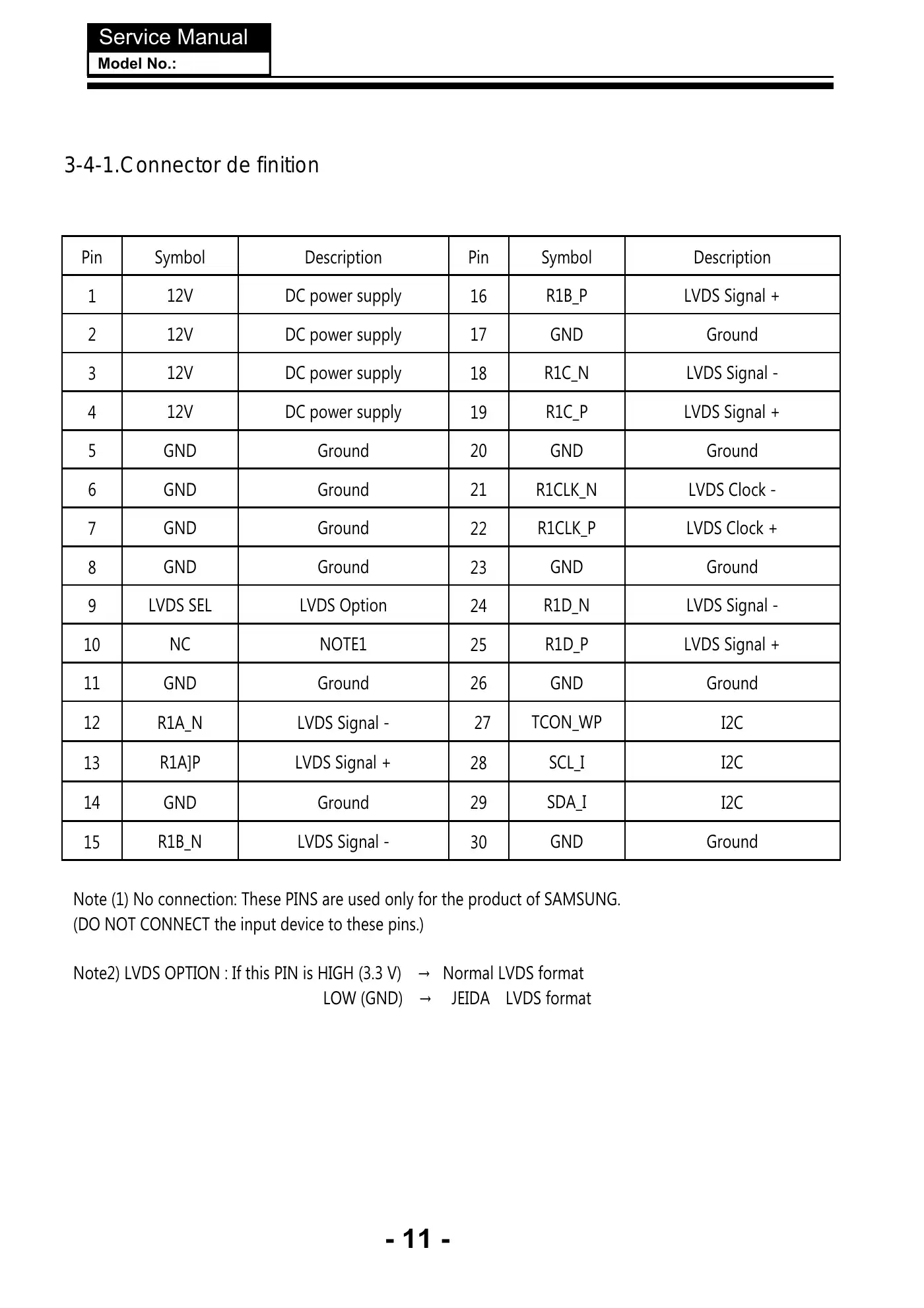 Haier LE32K5000 Service Manual Manual pdf 12 page image