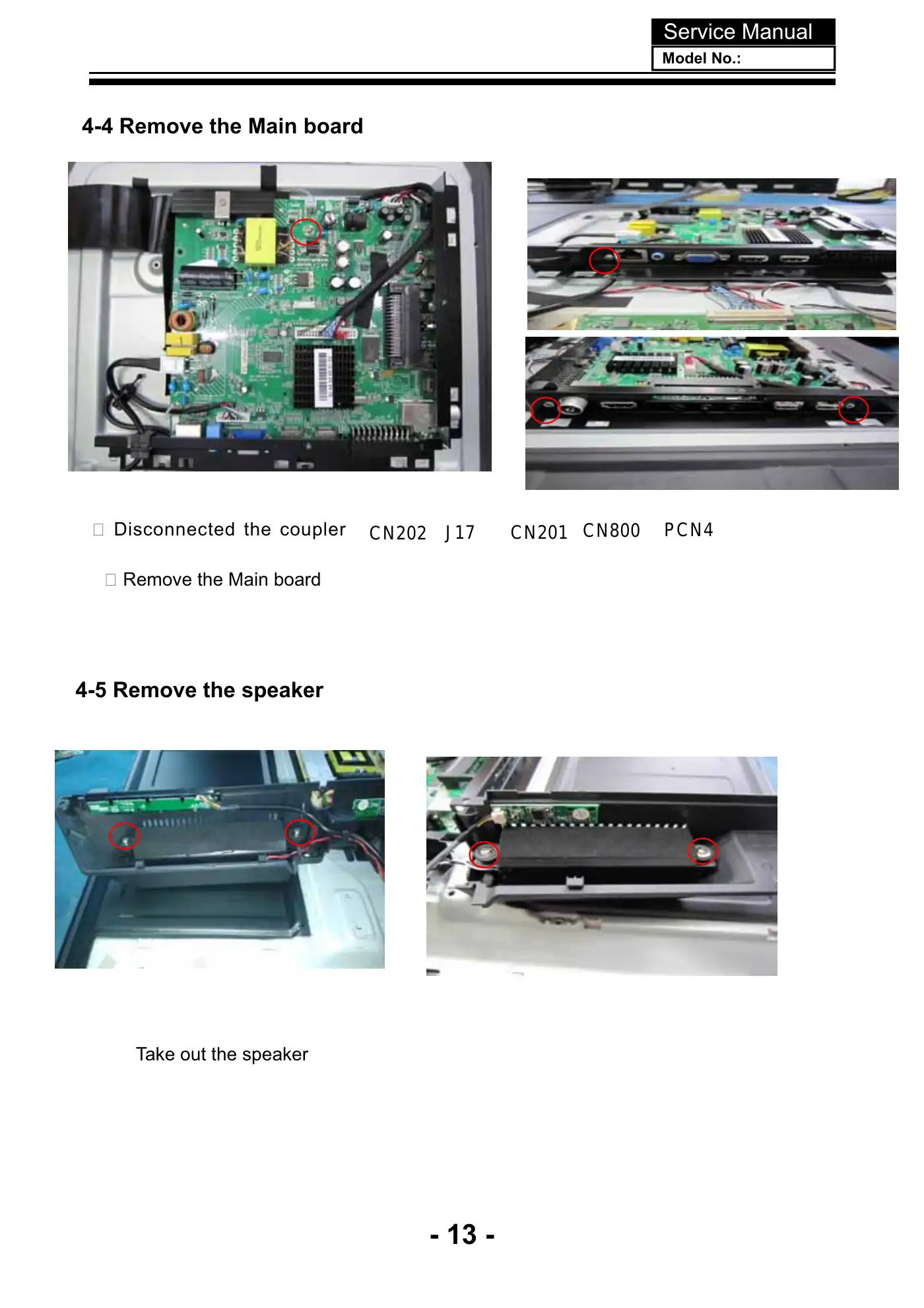 Haier LE32K5000 Service Manual Manual pdf 14 page image