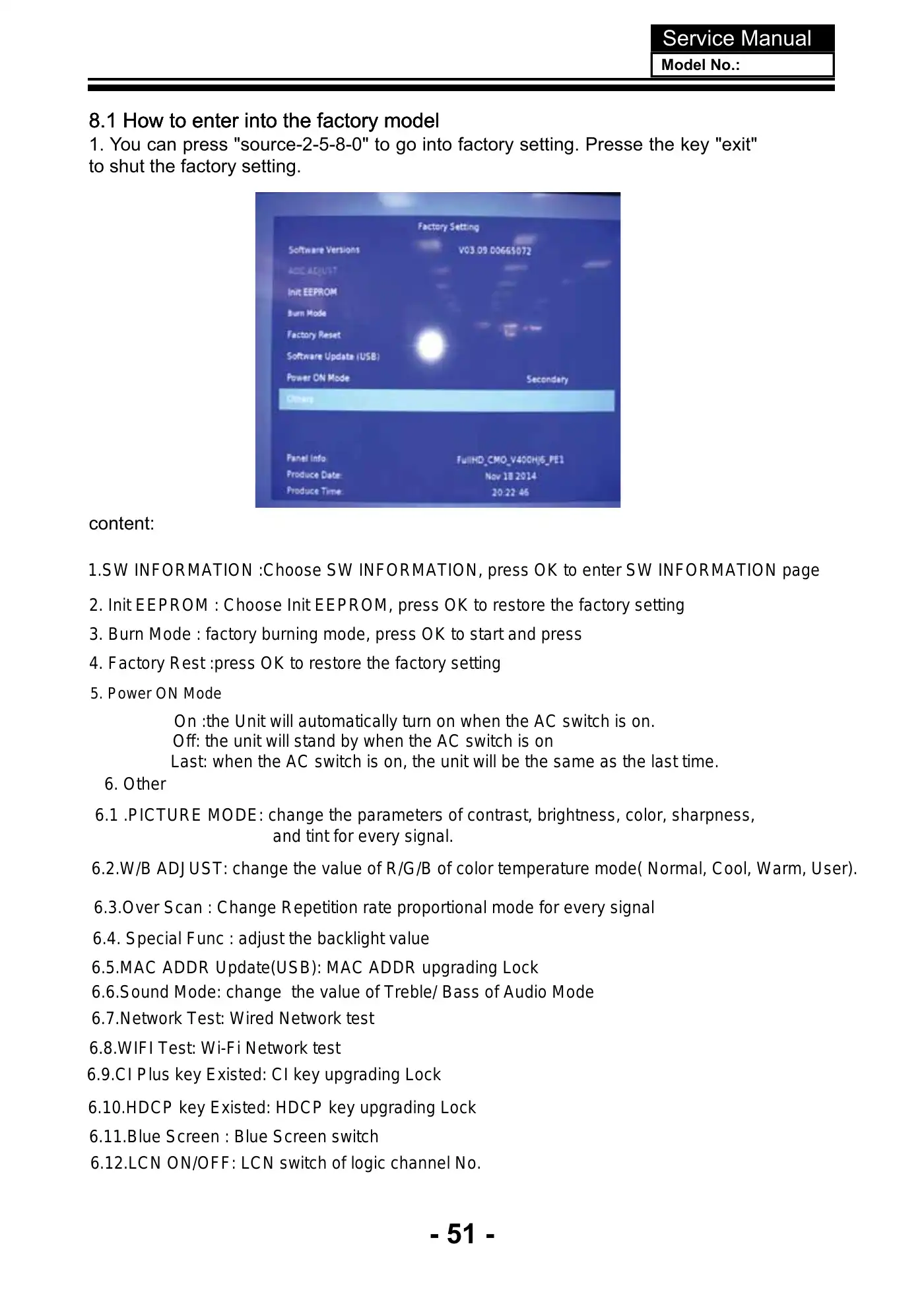 Haier LE32K5000 Service Manual Manual pdf 52 page image