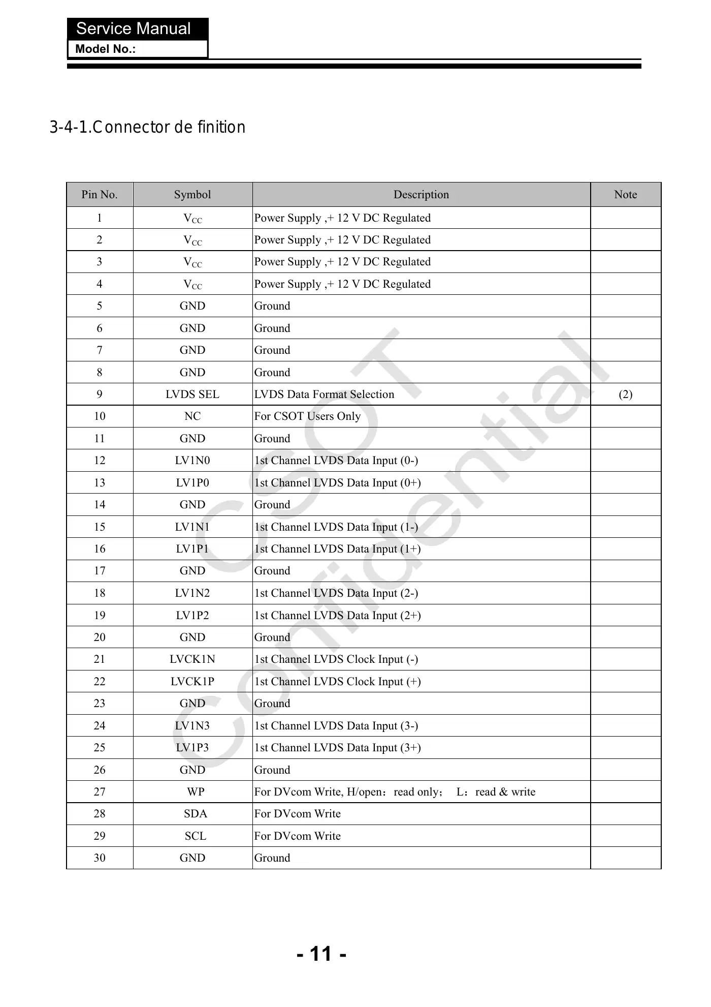 Haier LE32K5000T Service Manual Manual pdf 12 page image