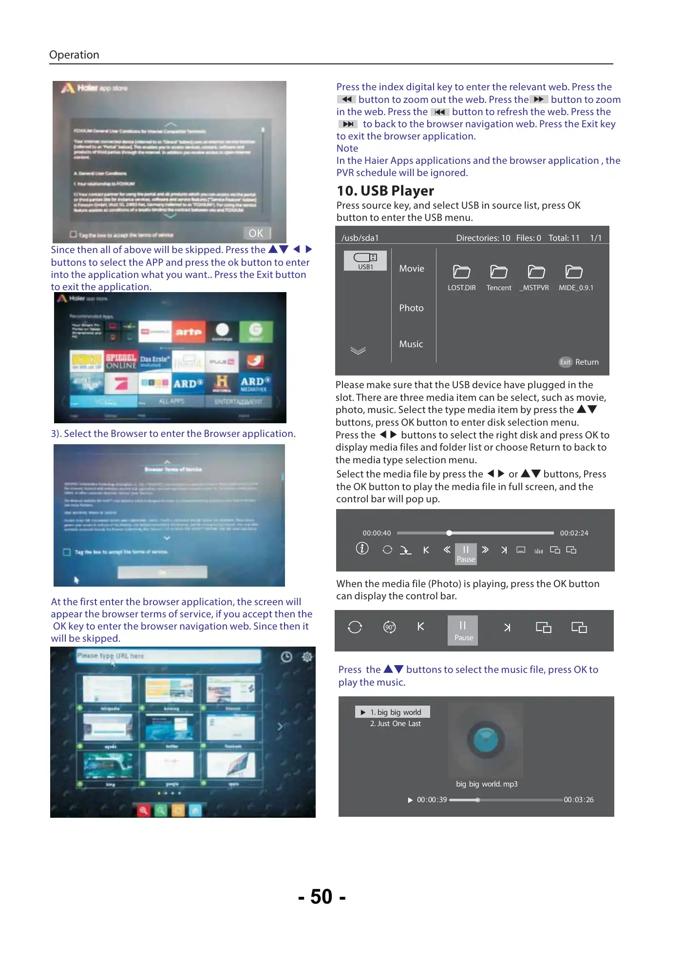 Haier LE32K5000T Service Manual Manual pdf 51 page image