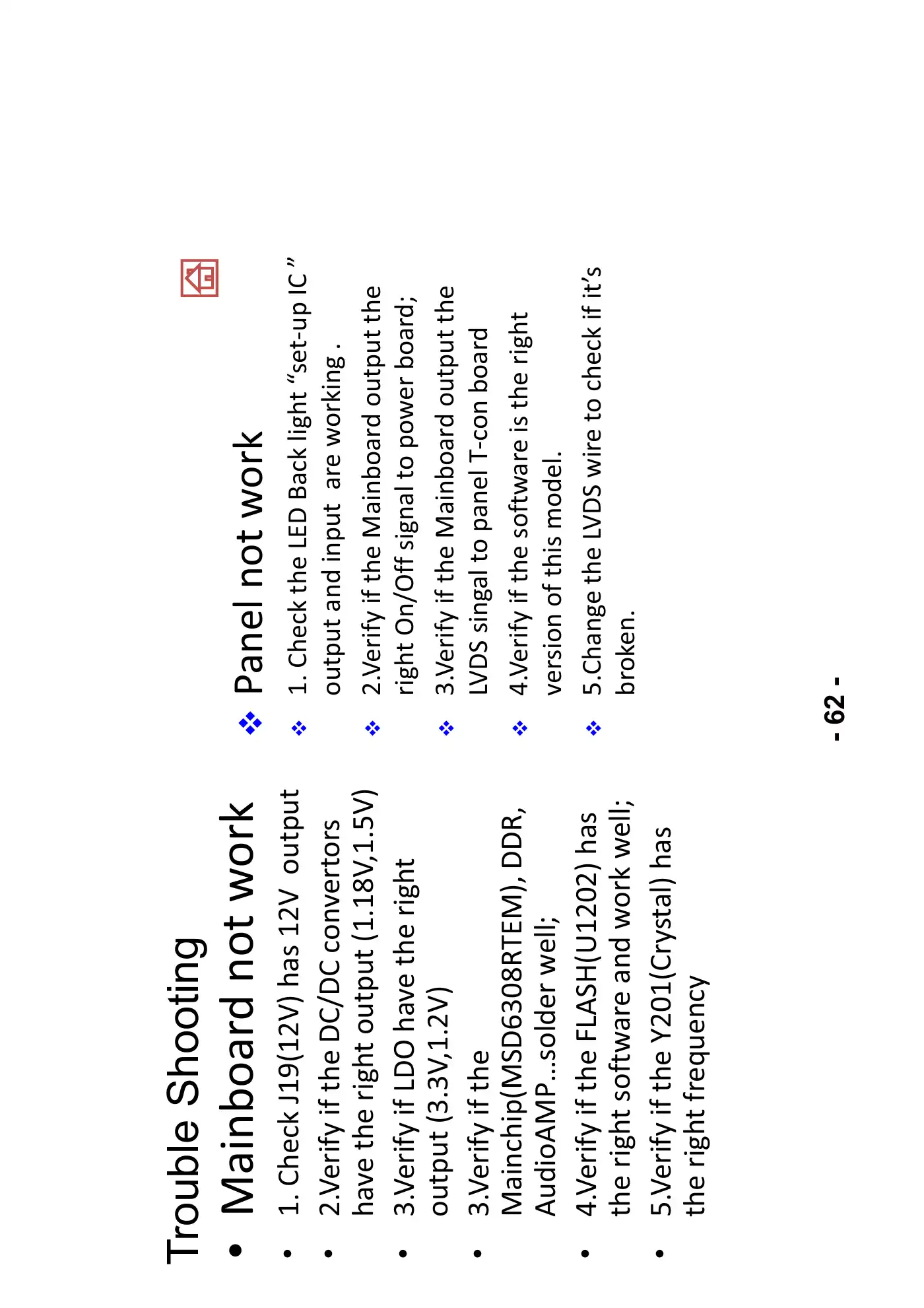 Haier LE32K5000T Service Manual Manual pdf 63 page image