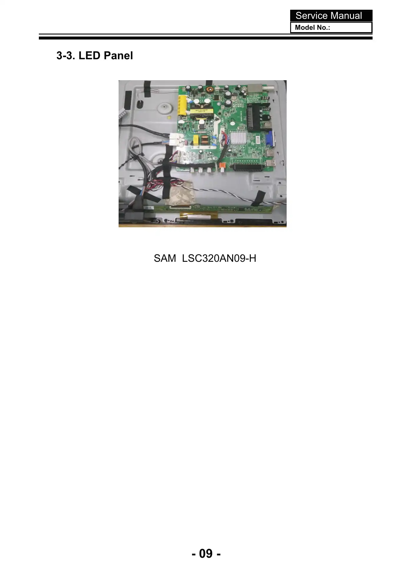 Haier LE39B8550T Service Manual Manual pdf 10 page image