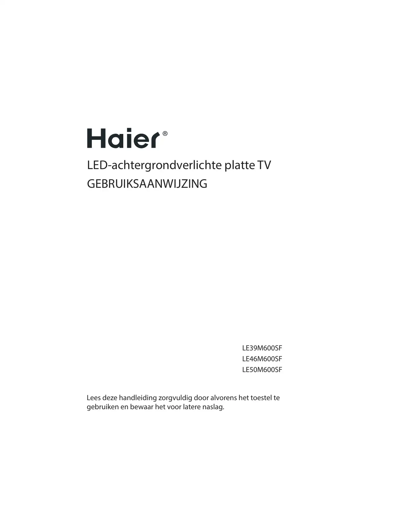Haier LE39M600SF Instruction Manual Manual pdf 115 page image