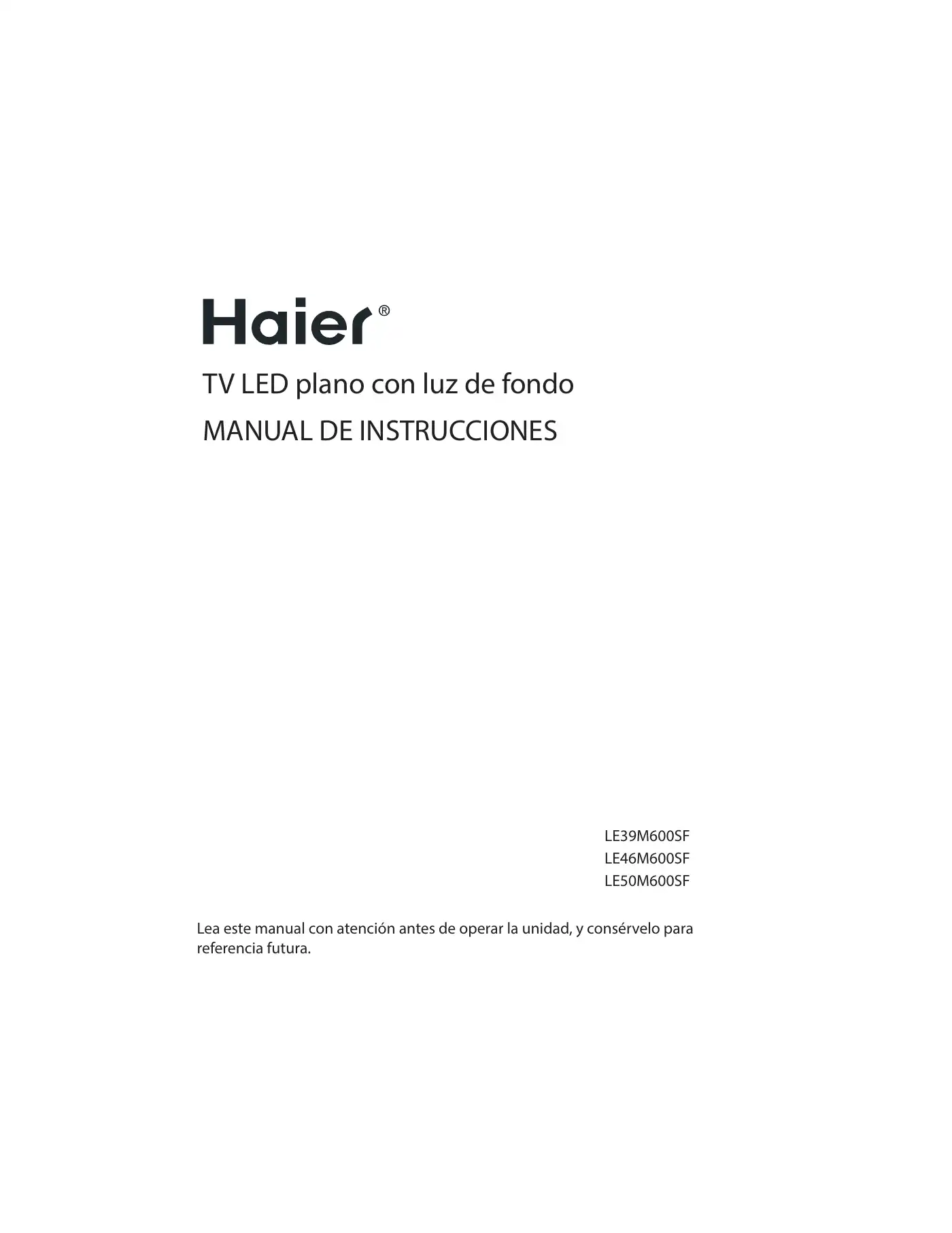 Haier LE39M600SF Instruction Manual Manual pdf 153 page image