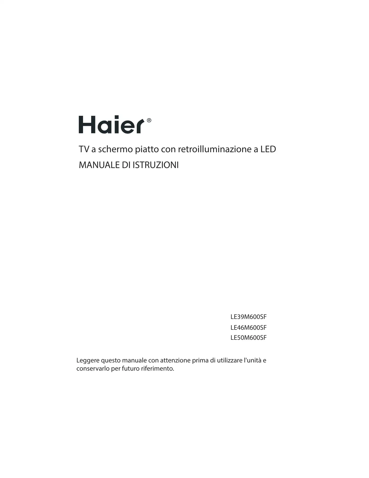 Haier LE39M600SF Instruction Manual Manual pdf 191 page image