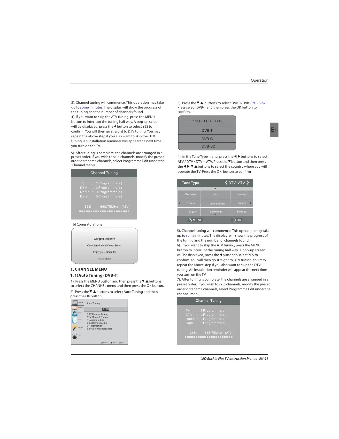 Haier LE39M600SF Instruction Manual Manual pdf 19 page image