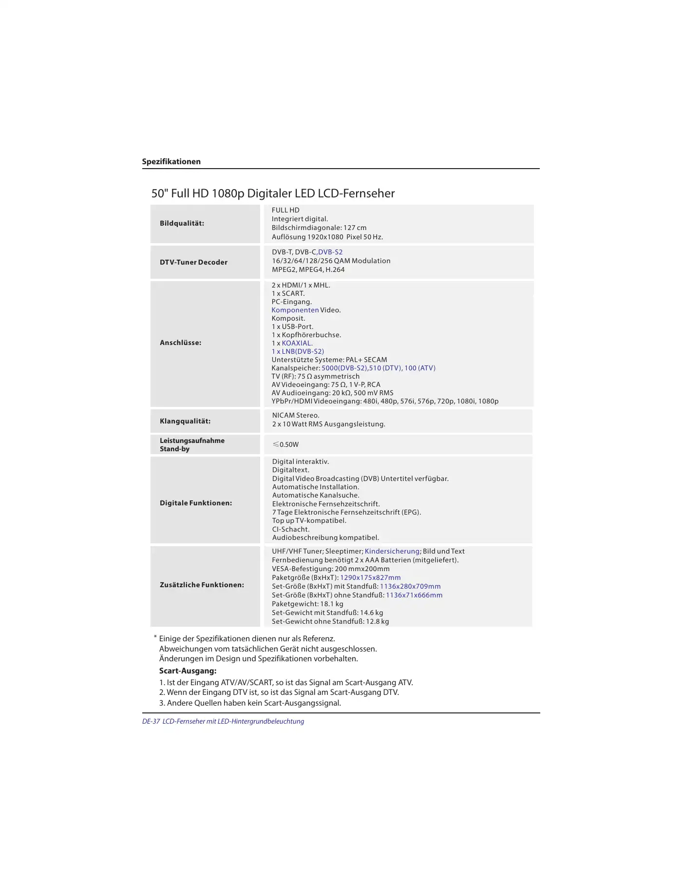 Haier LE39M600SF Instruction Manual Manual pdf 76 page image