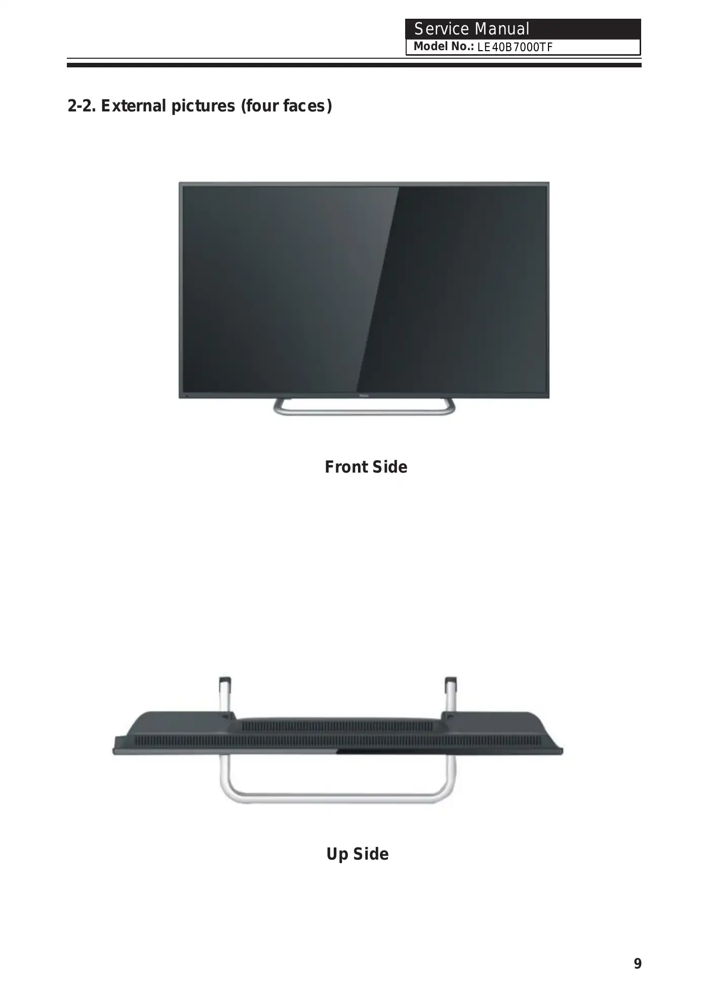Haier LE40B7000TF Service Manual Manual pdf 10 page image