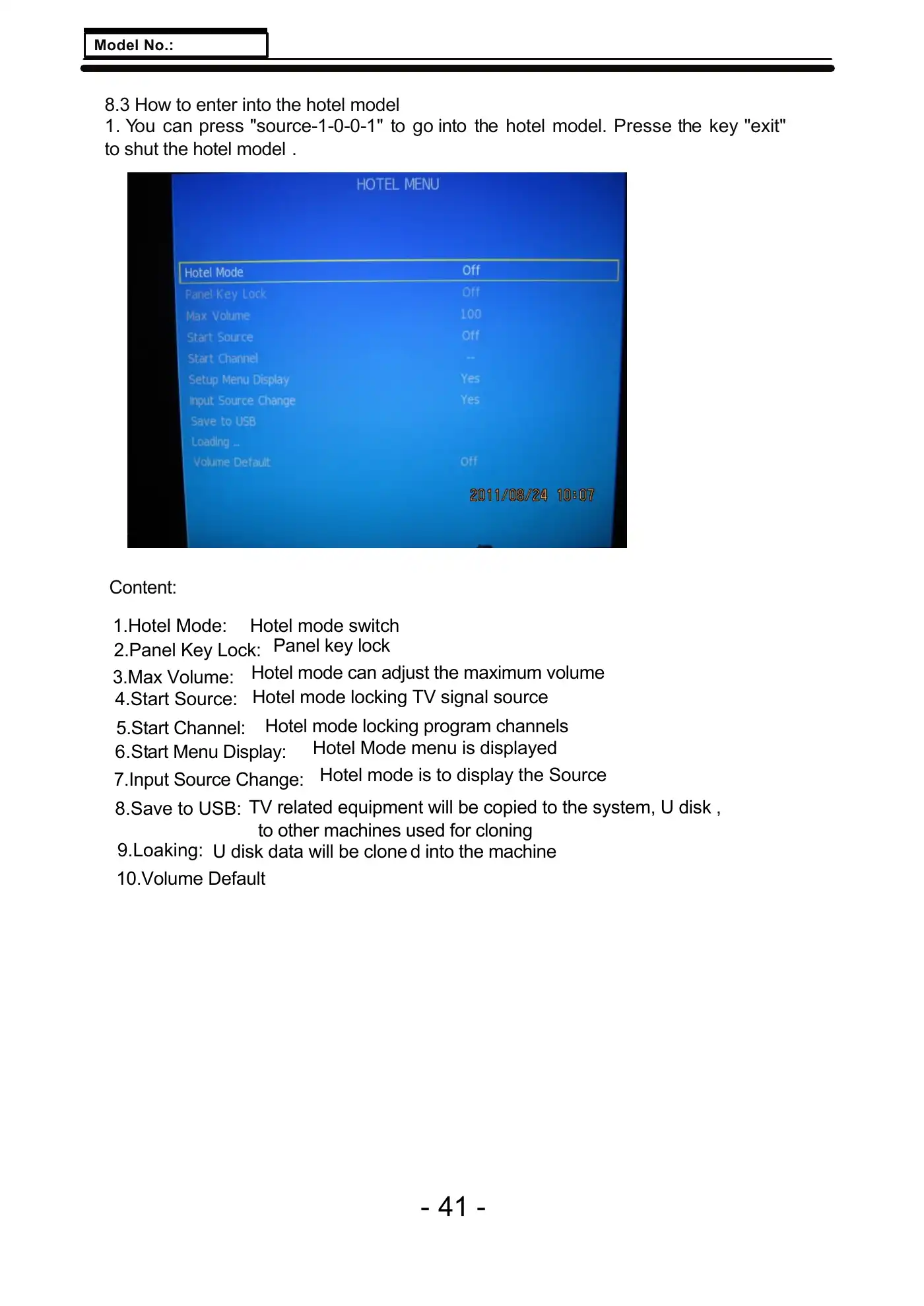 Haier LE40U5000TF Service Manual Manual pdf 33 page image