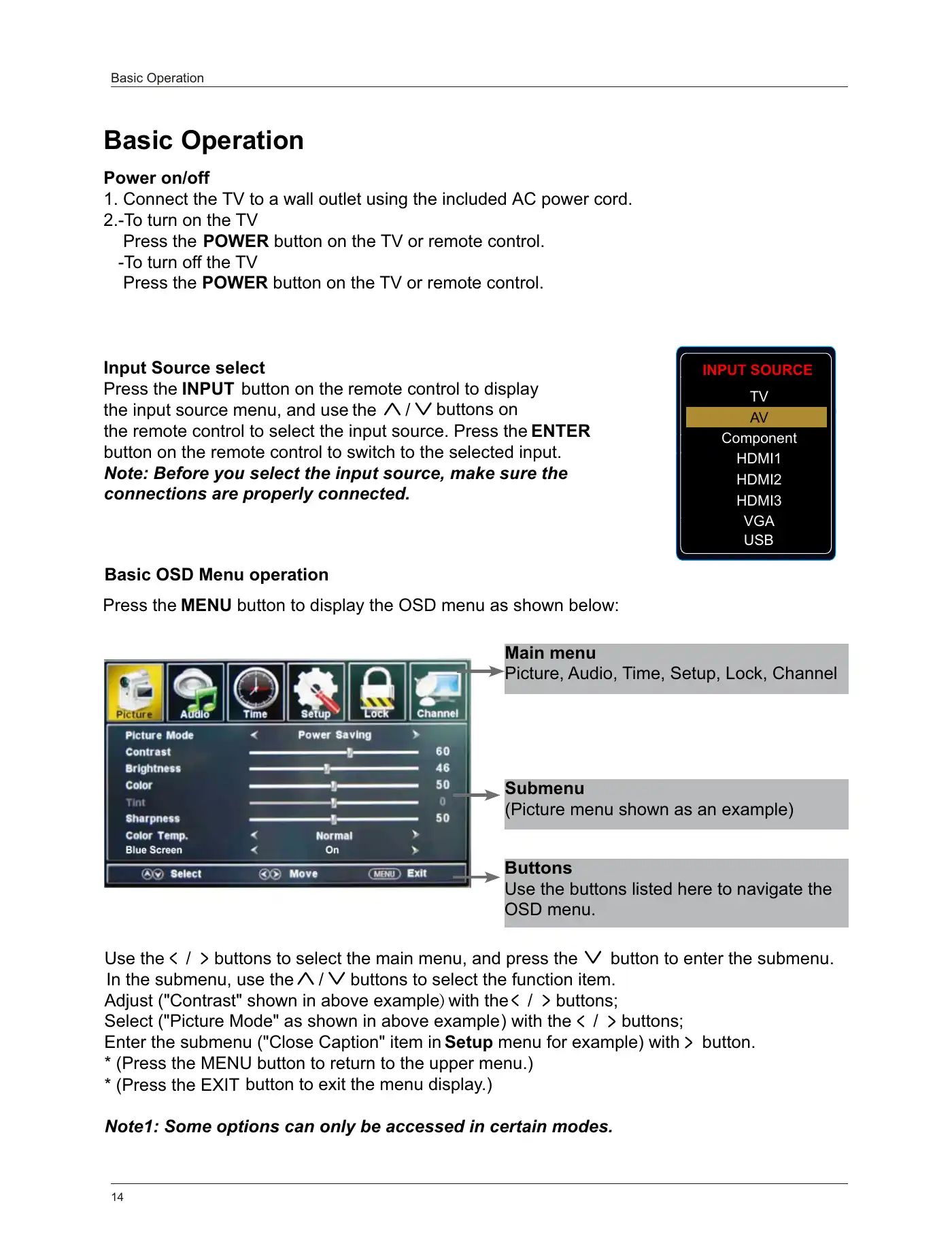 Haier LE42B1380 Owner's Manual Manual pdf 16 page image