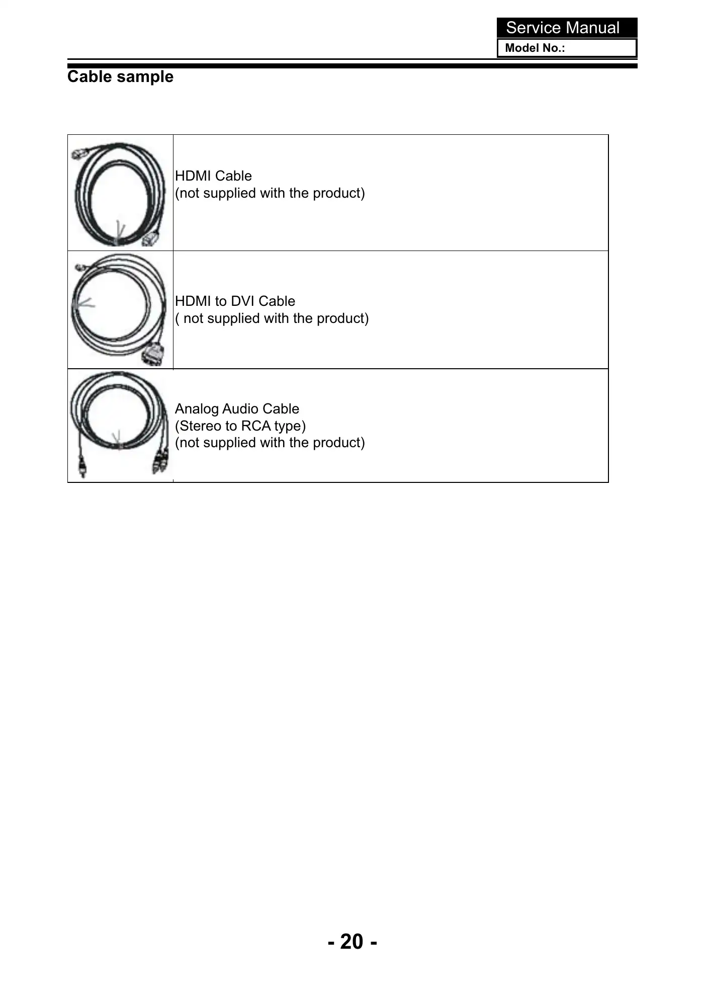 Haier LE42U6500TF Service Manual Manual pdf 21 page image