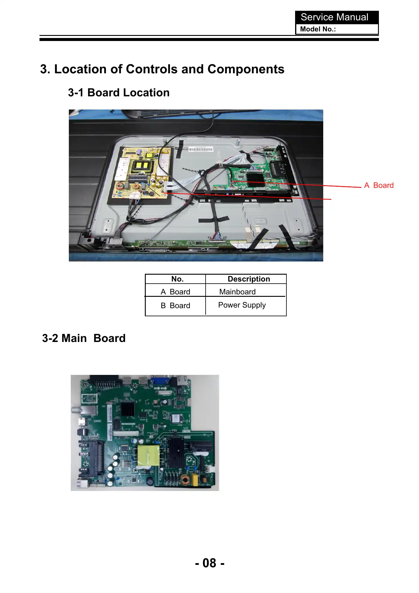 Haier LE42U6500TF Service Manual Manual pdf 9 page image