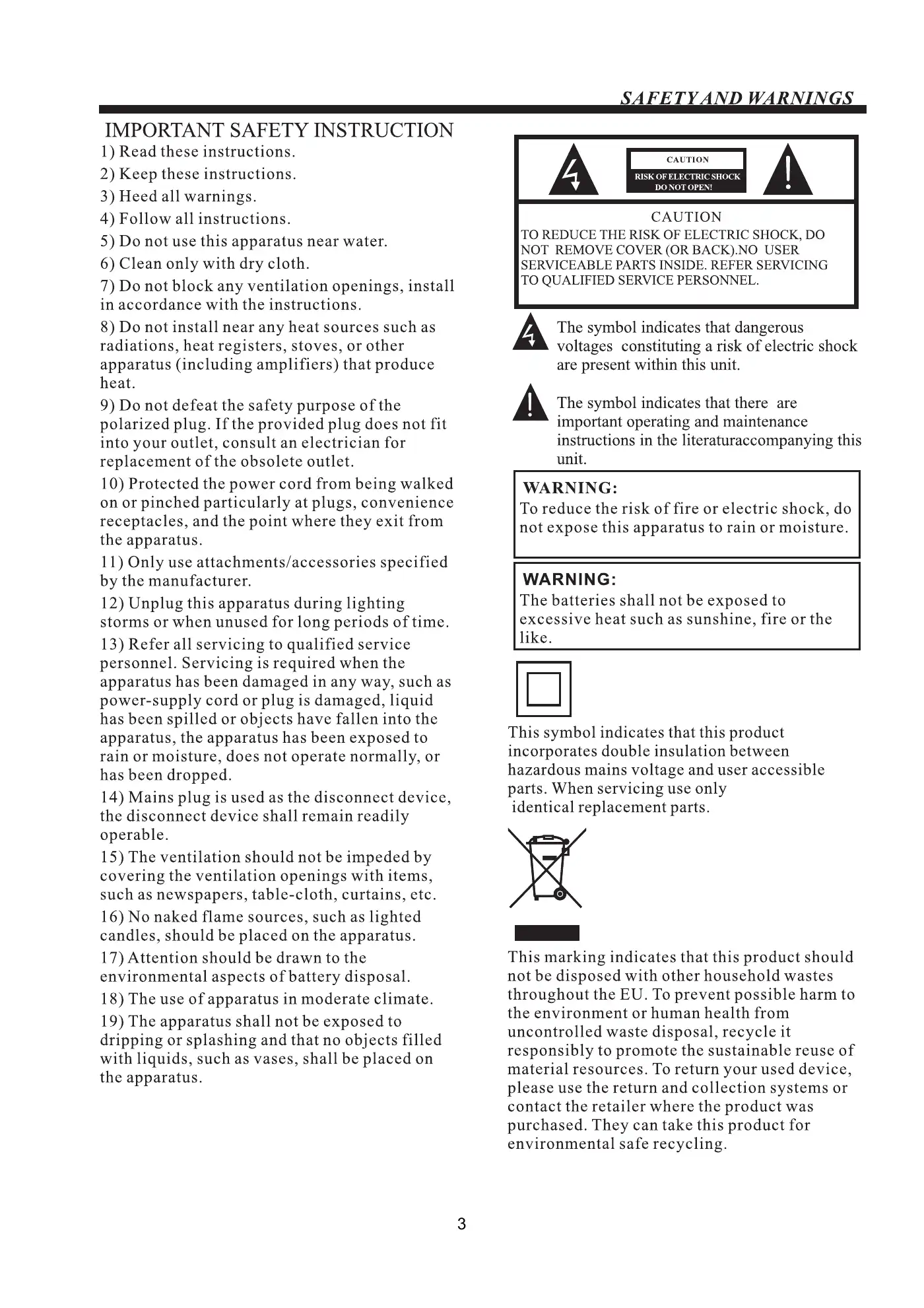 Haier LE43B9200WB User Manual Manual pdf 3 page image