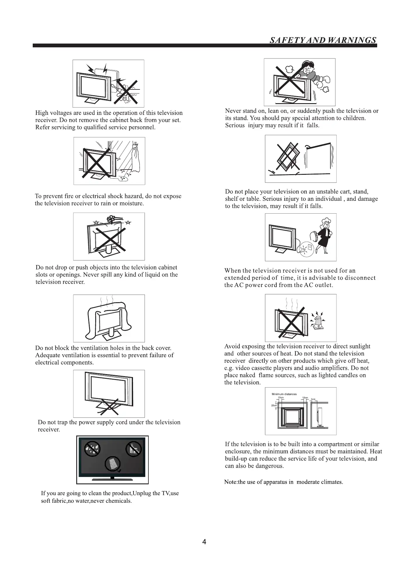 Haier LE43B9200WB User Manual Manual pdf 4 page image