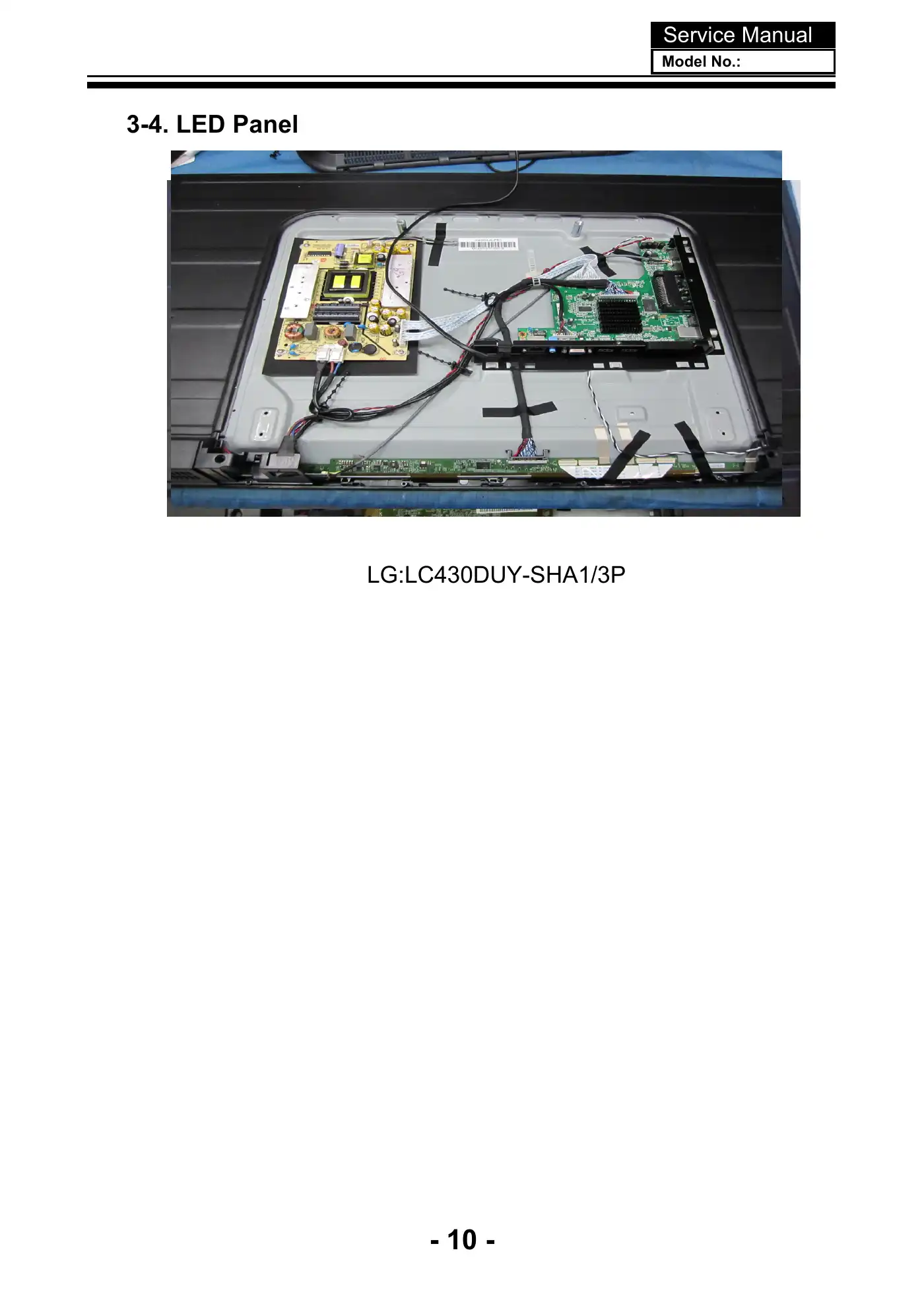 Haier LE43K6500TF Service Manual Manual pdf 11 page image