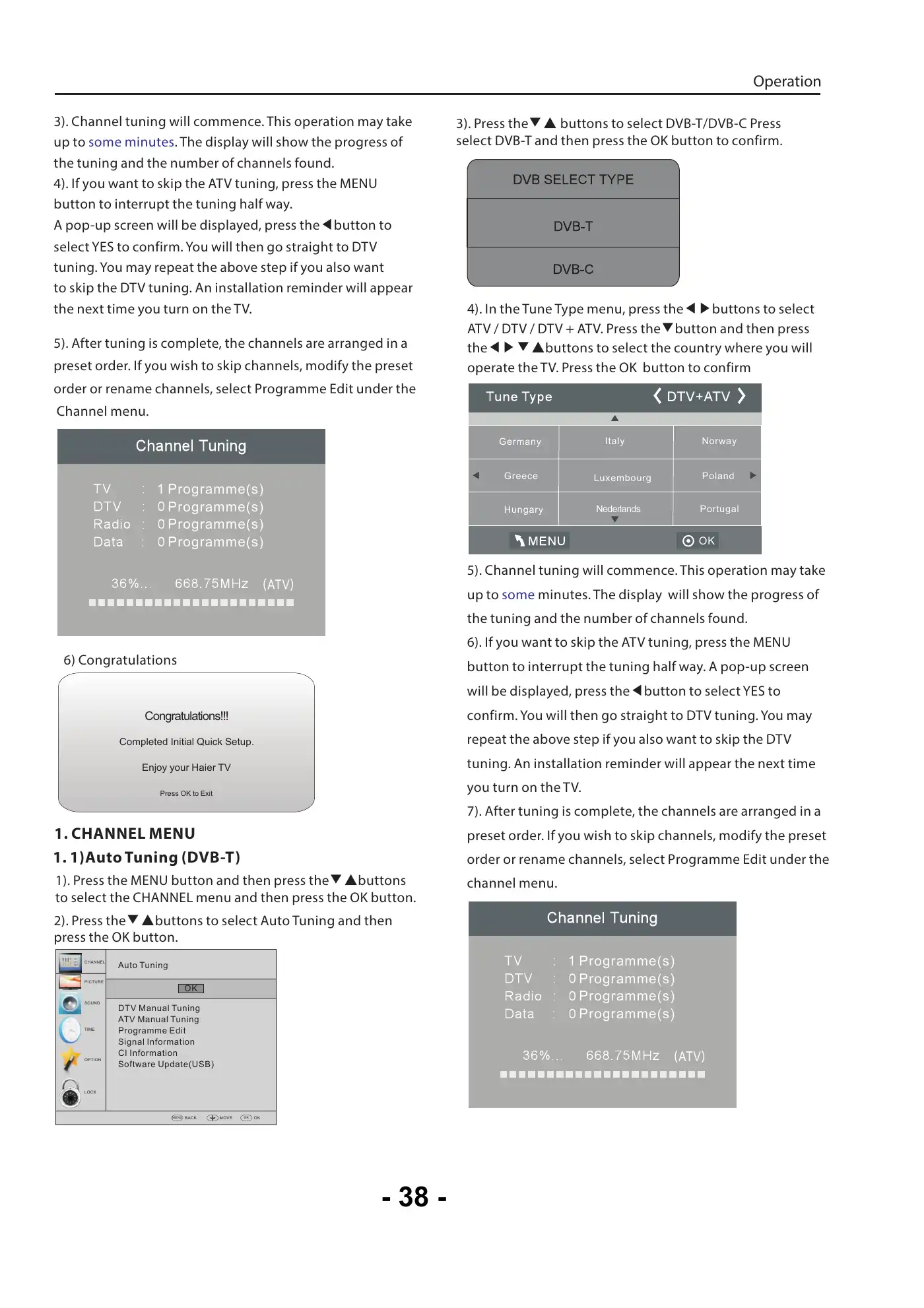 Haier LE43K6500TF Service Manual Manual pdf 37 page image