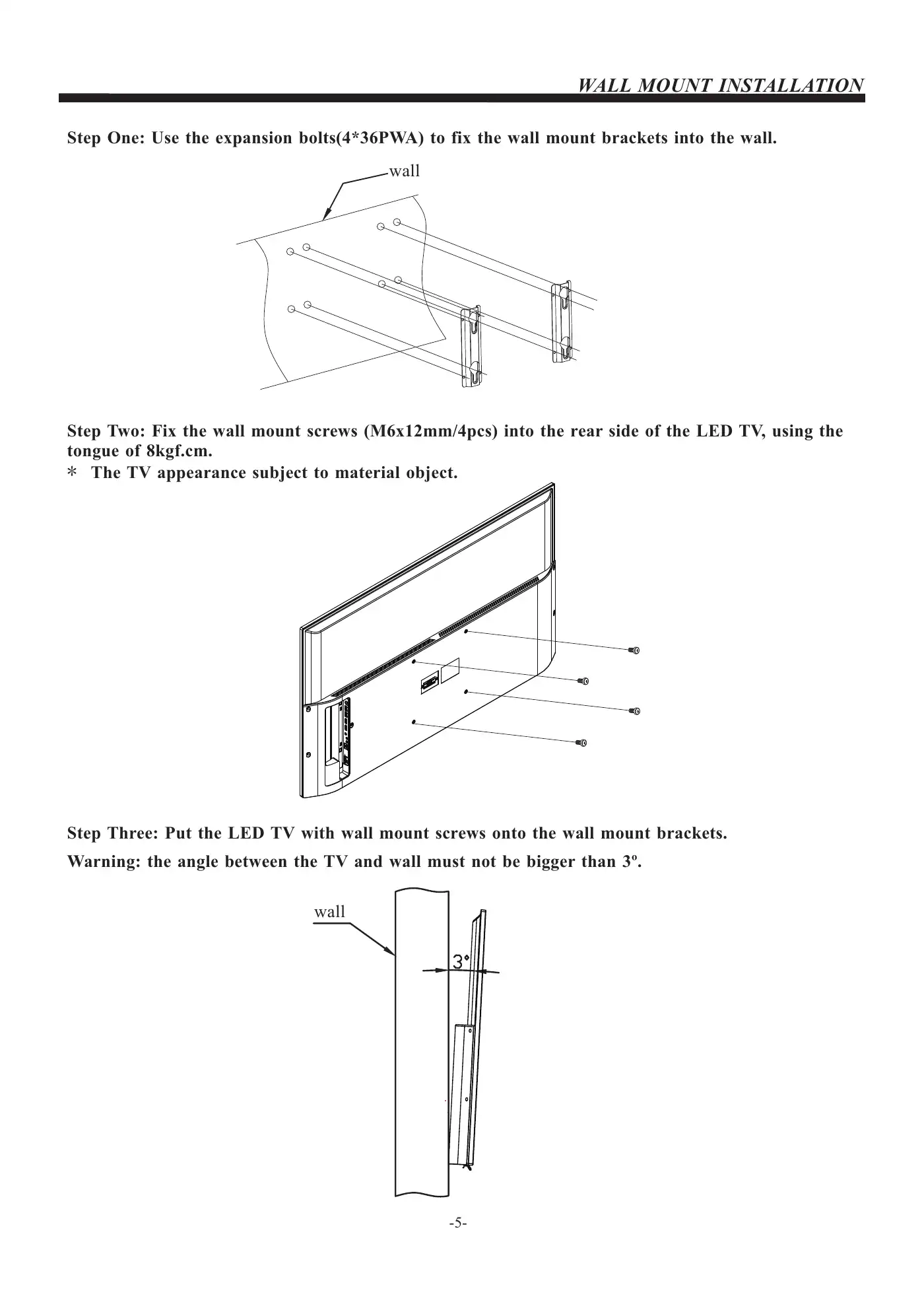 Haier LE43K6600UGA Owner's Manual Manual pdf 6 page image