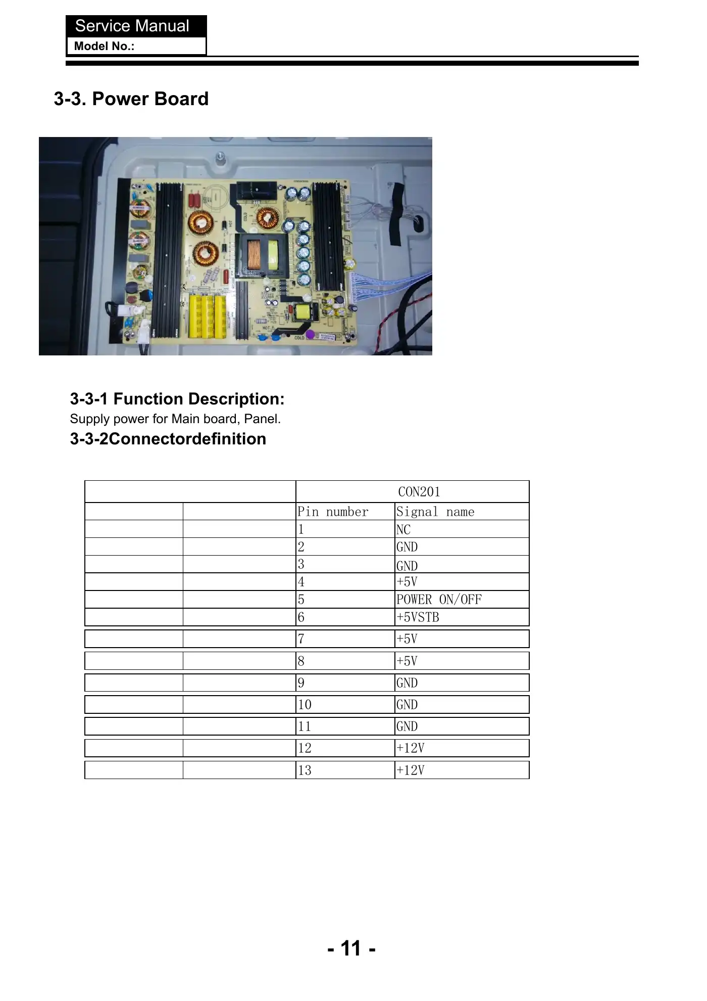 Haier LE43U6500U Service Manual Manual pdf 12 page image